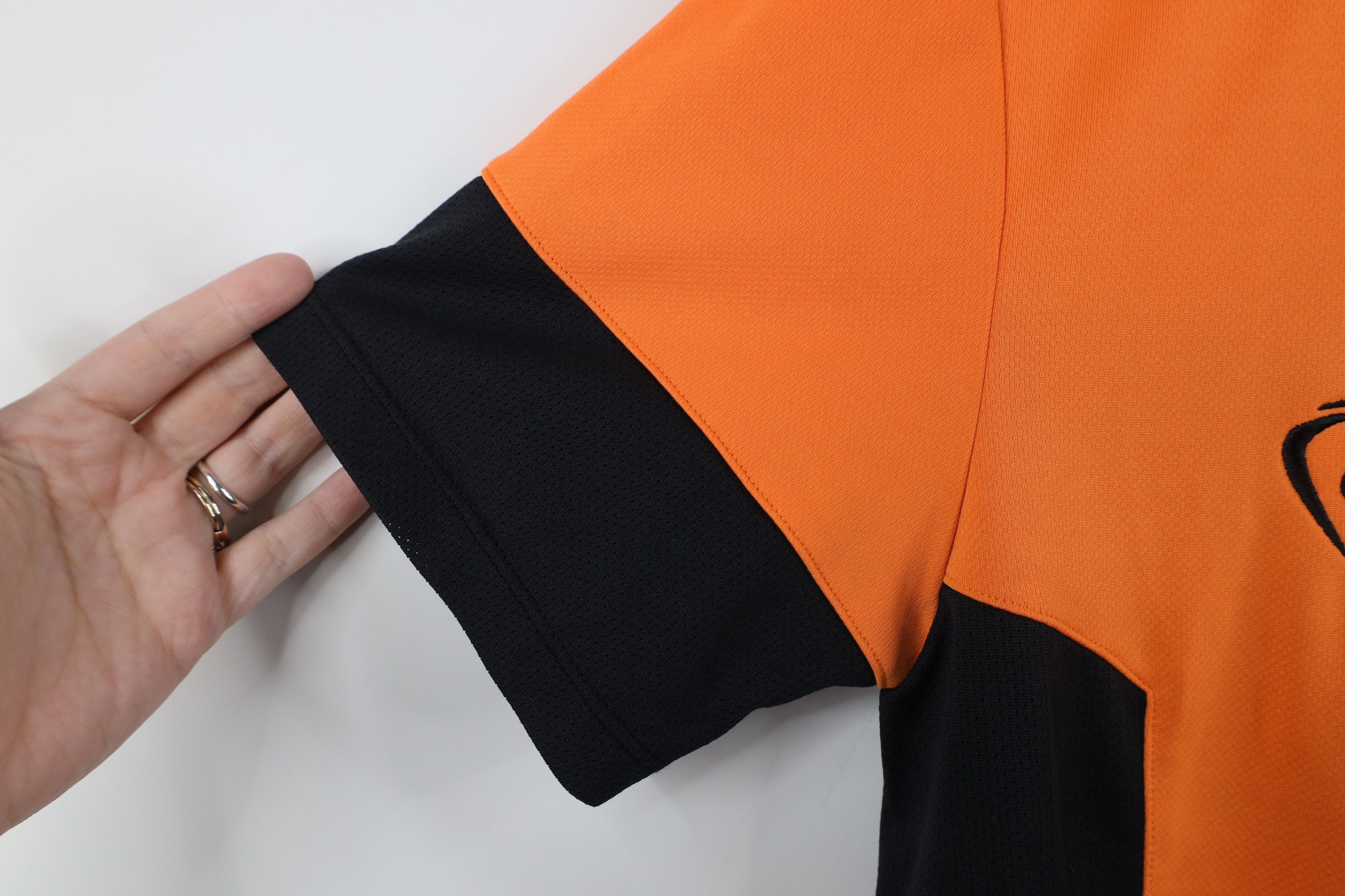 Nike × Vintage Vintage Nike Total 90 Scott Mini Swoosh Soccer Jersey Orange Size US S / EU 44-46 / 1 - 7 Thumbnail