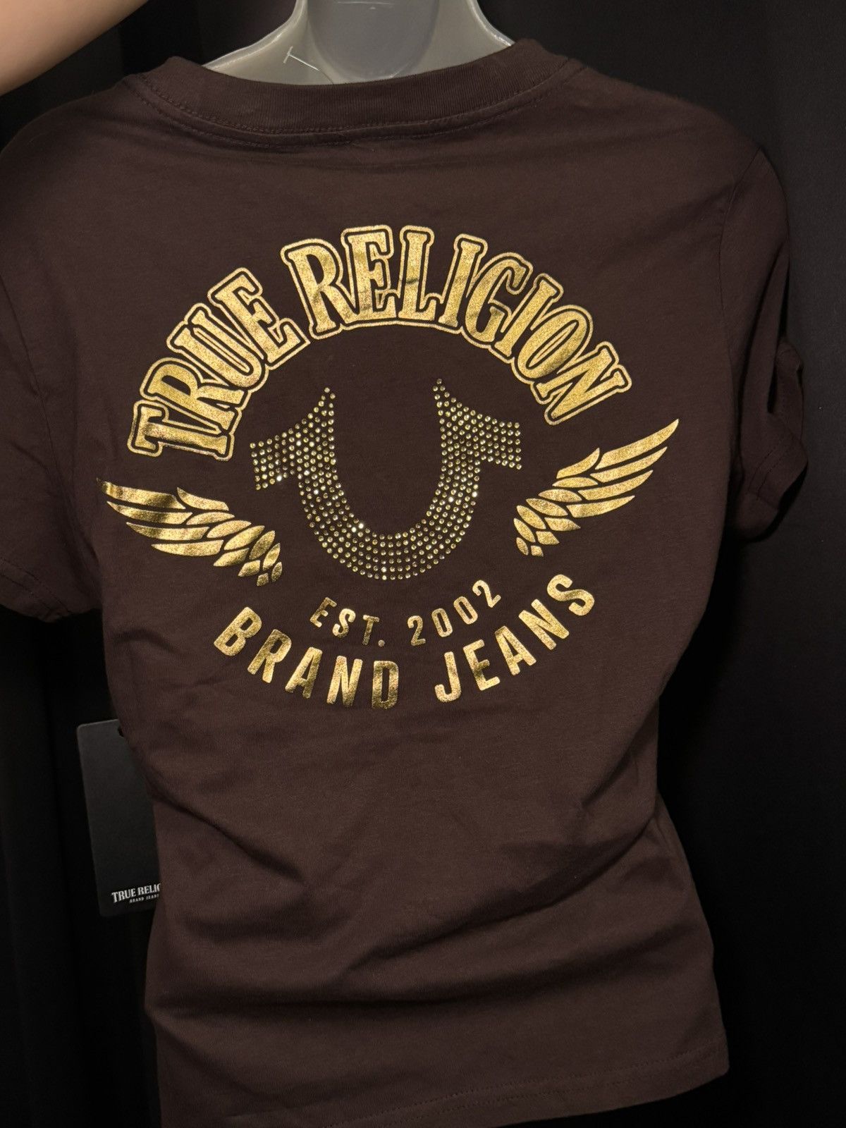 True Religion True Religion Java Crystal HS Wing Crew Tee Size M Size M / US 6-8 / IT 42-44 - 1 Thumbnail