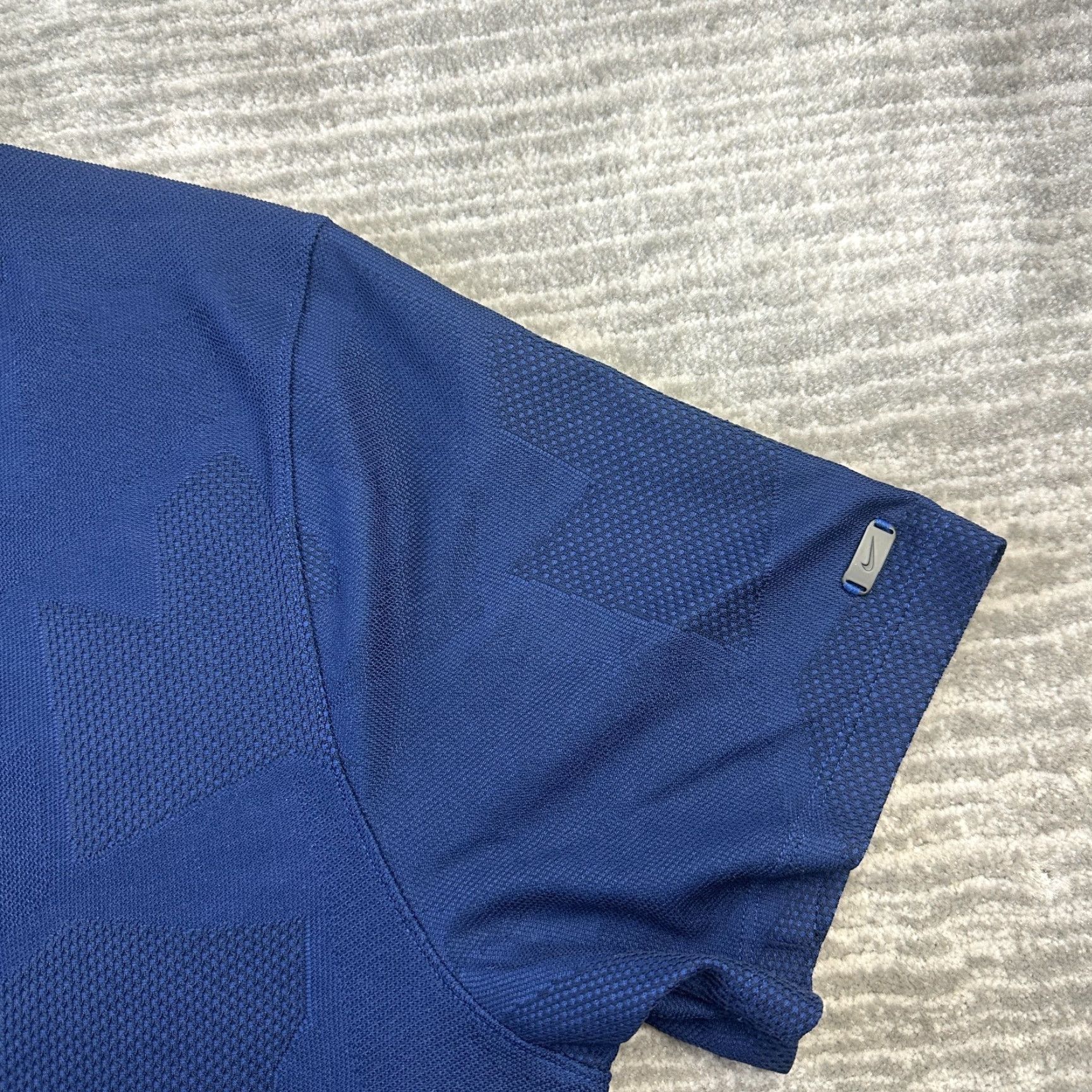 Nike Nike Tiger Woods Polo Shirt Extra Large Blue Dri Fit Jacquard Camo Mens Size US XL / EU 56 / 4 - 4 Thumbnail