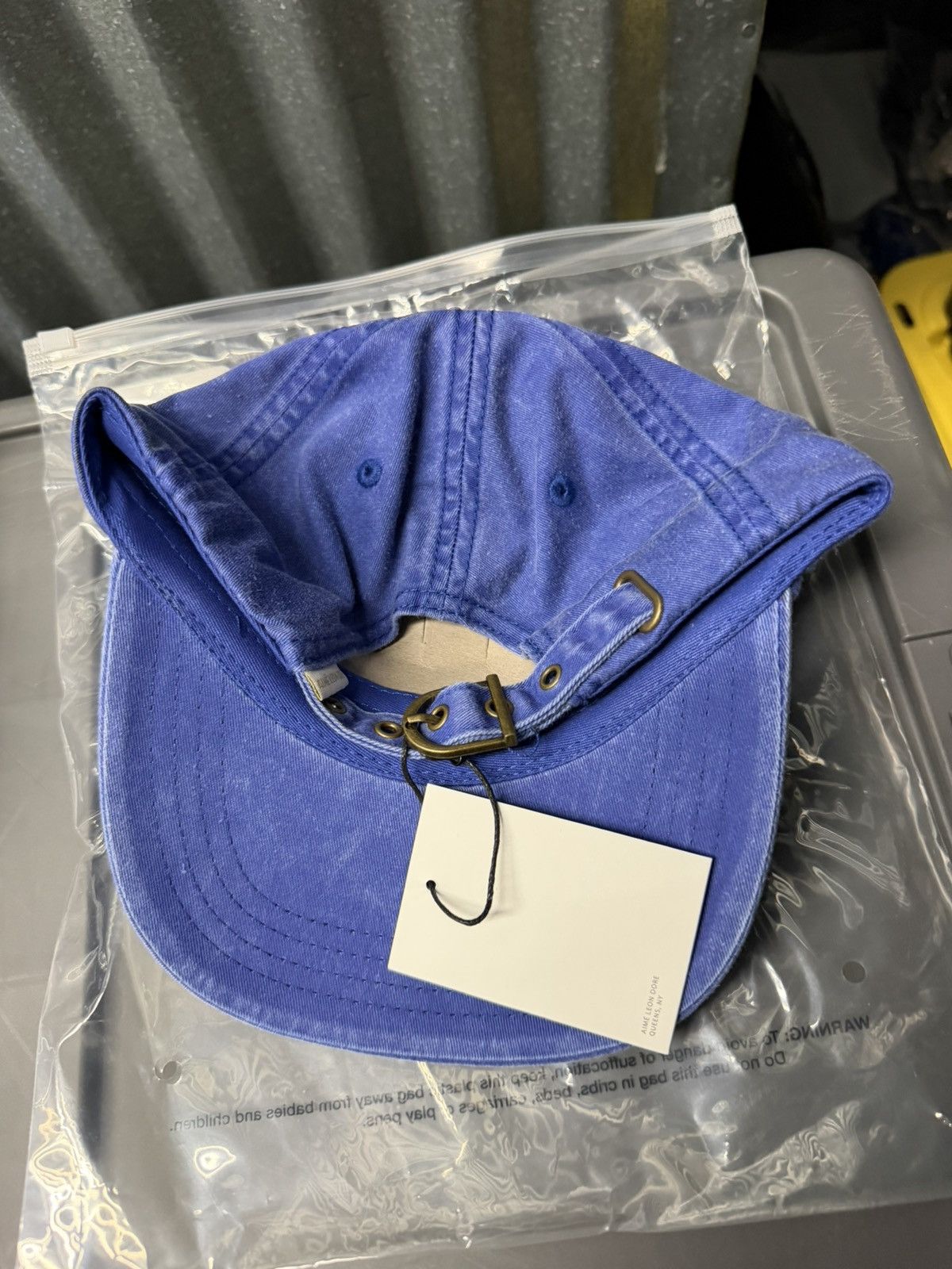 Aime Leon Dore Aime Leon Dore Washed Aimé Logo Hat Blue Size ONE SIZE - 5 Thumbnail