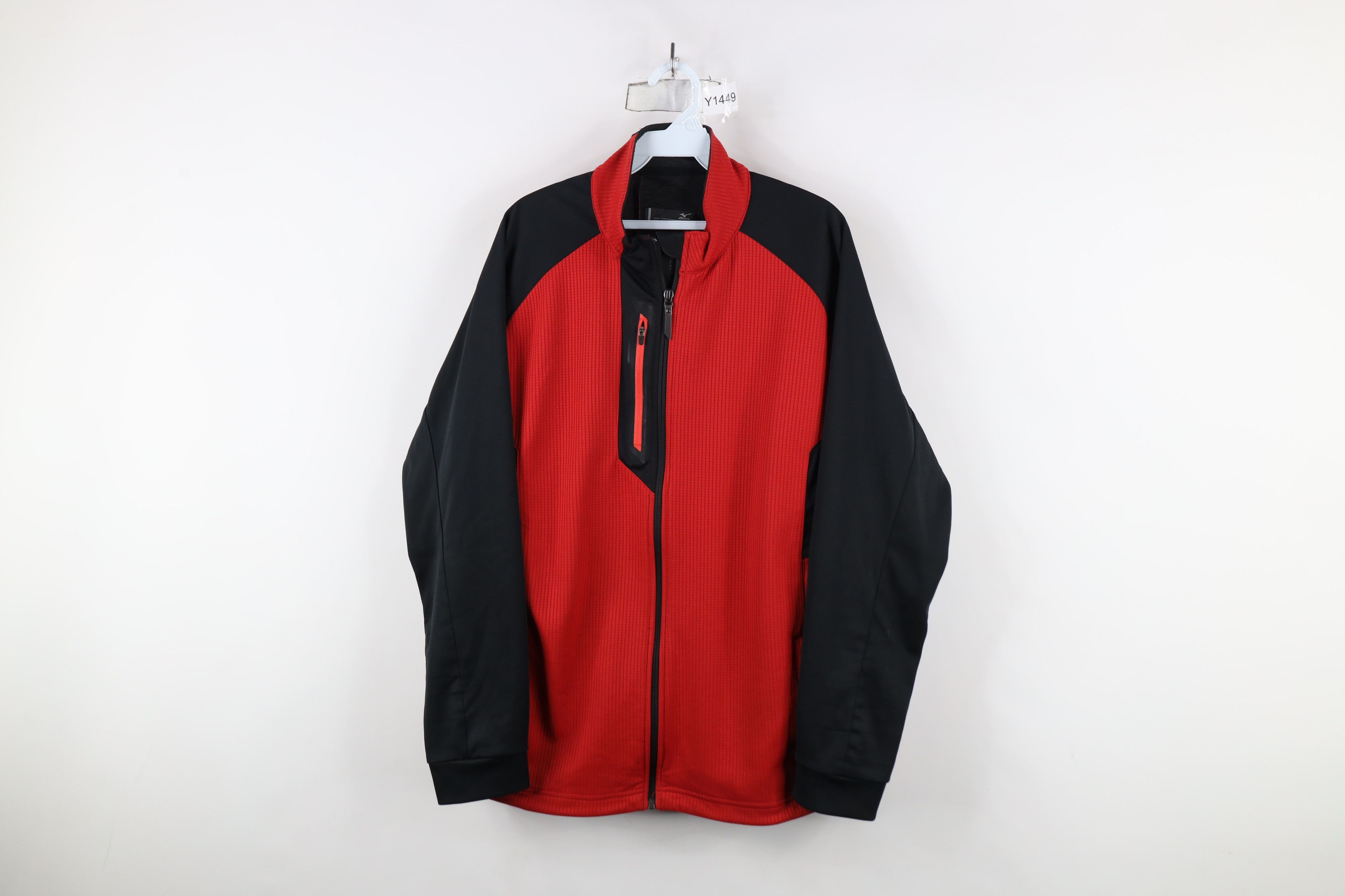 Mizuno Pro Collection Thermo Warmalite Full Zip Jacket Red