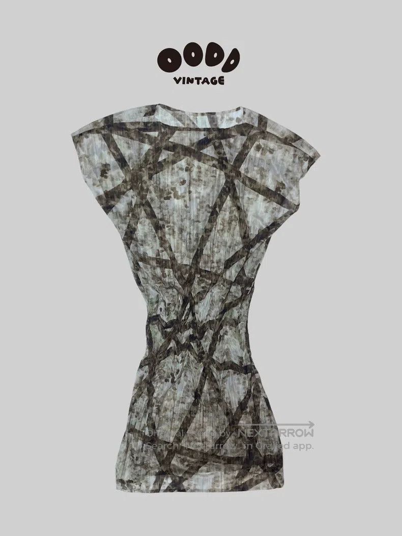Issey Miyake Issey Miyake Ruffle Dress Size L / US 10 / IT 46 - 1 Thumbnail