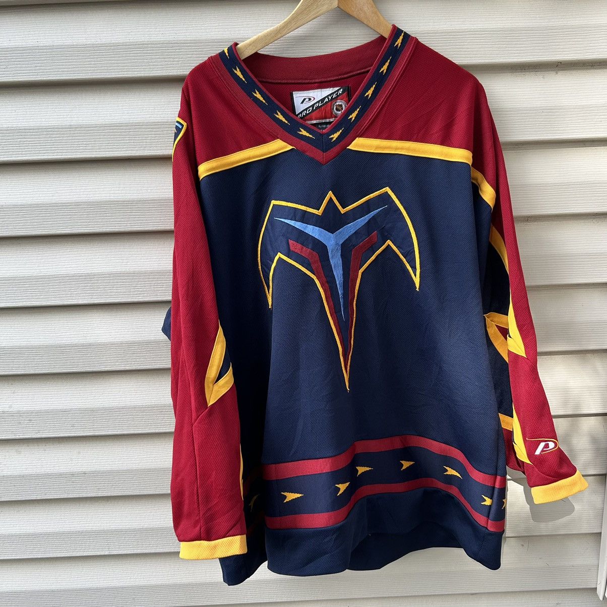 90's Atlanta Thrashers Pro Player NHL Jersey Size XXL – Rare VNTG