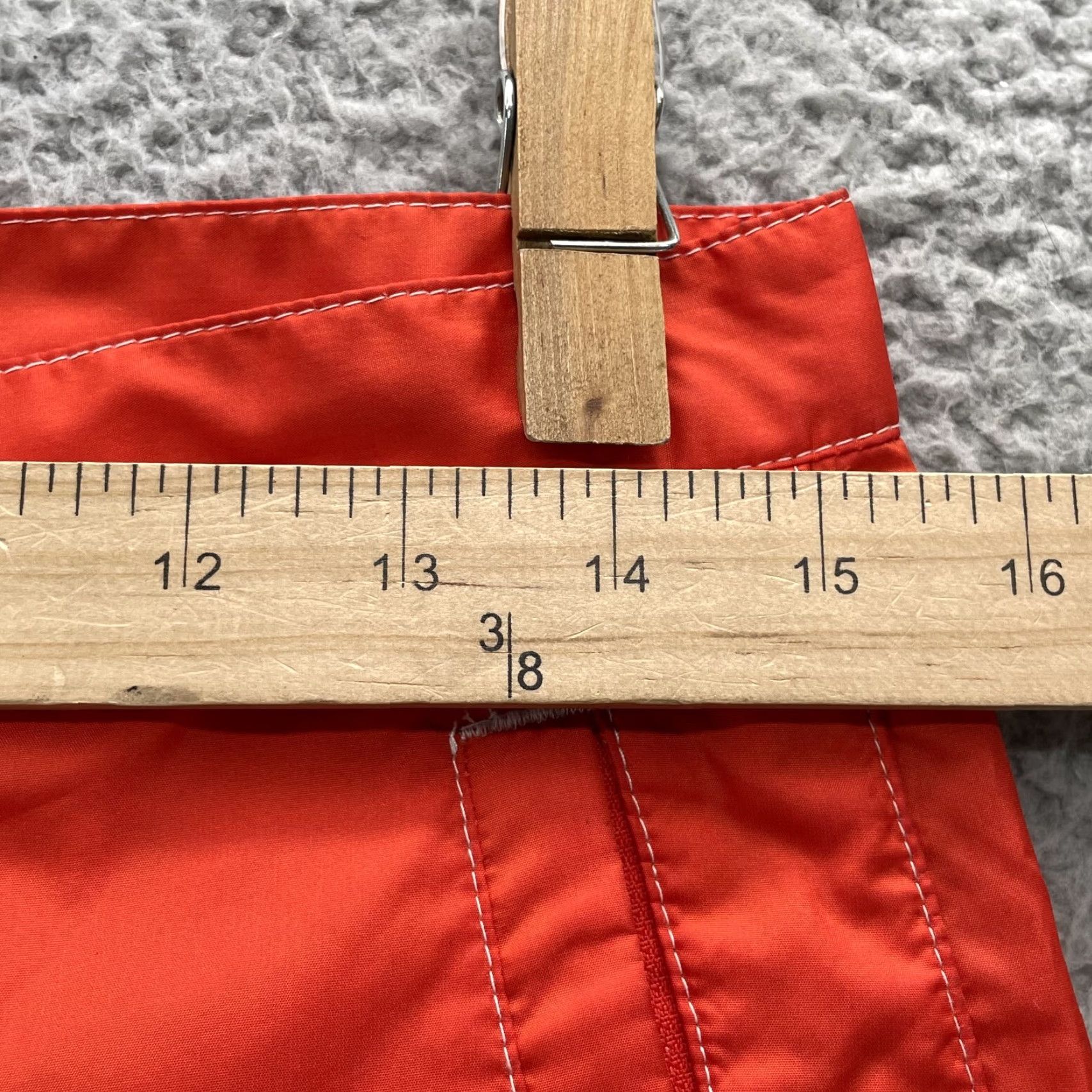 Polo Ralph Lauren VINTAGE Ralph Lauren Sport Pants Women 31x30 Orange Lightweight Retro Track Sportswear Size 24" / US 00 / IT 34 - 2 Thumbnail