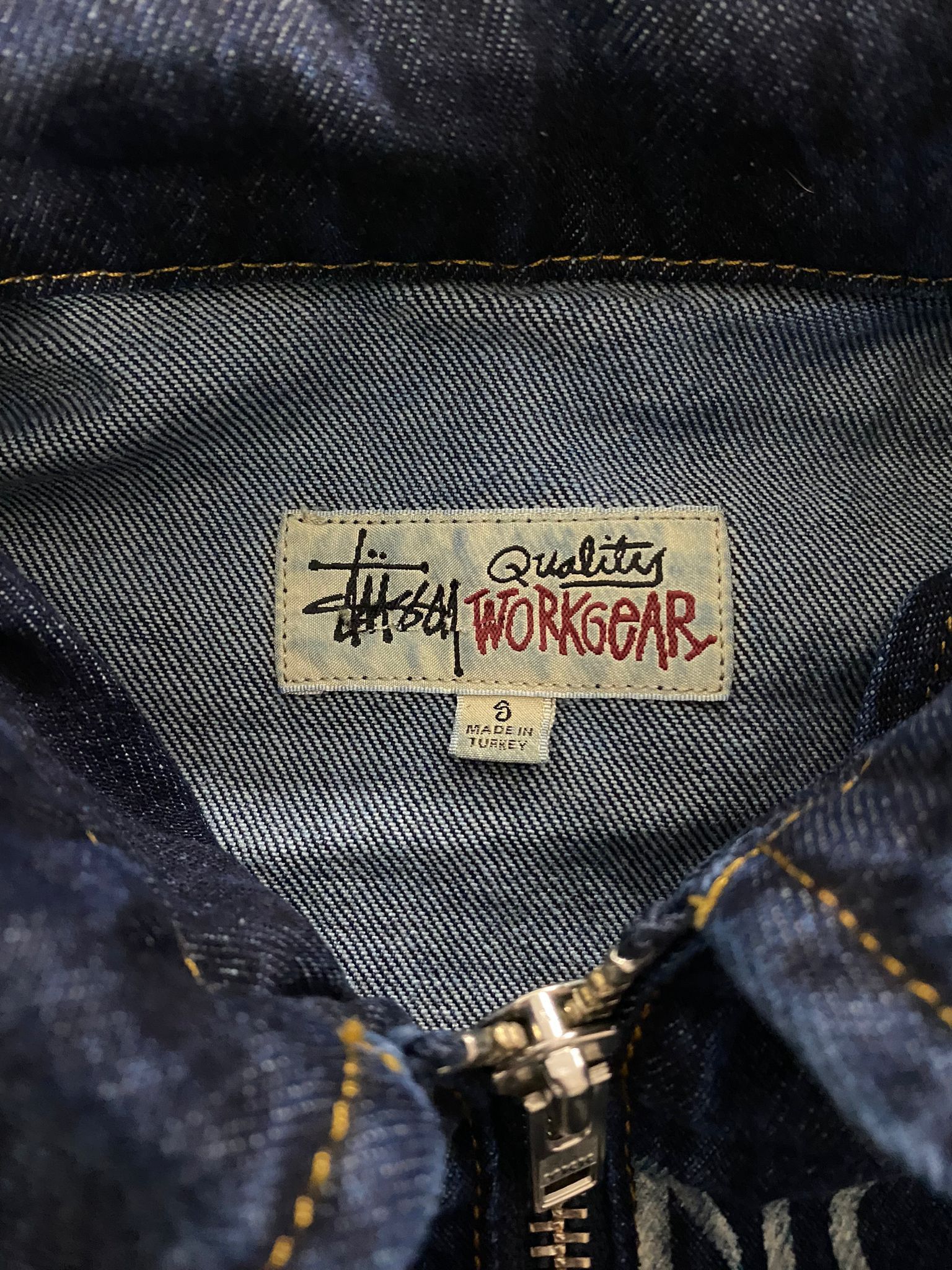 Stussy Zip Work Denim City Link Jacket Size US S / EU 44-46 / 1 - 5 Thumbnail