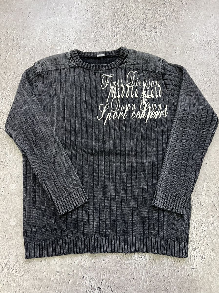 Hysteric Glamour × Japanese Brand VINTAGE Y2K Seditionaries Knitted Print 777 Stylish Sweater Size US L / EU 52-54 / 3 - 6 Thumbnail