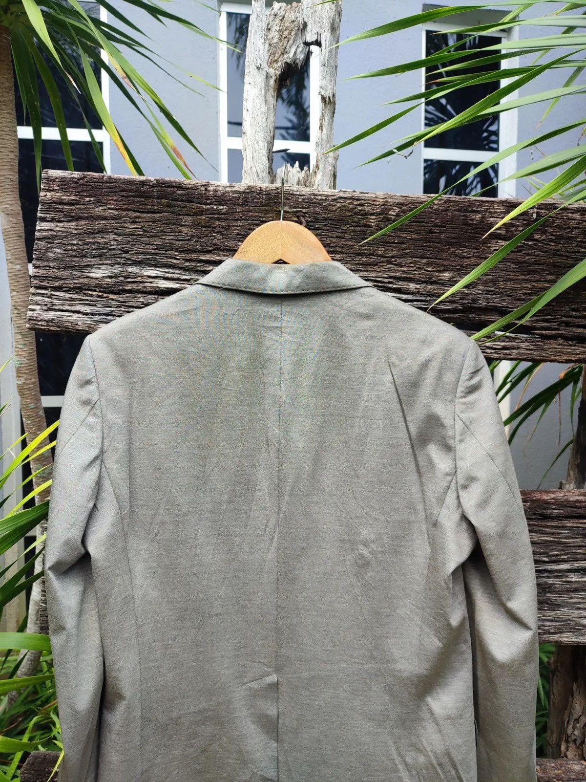 Katharine Hamnett London Katharine Hamnett London Structured Blazer – Cotton Blend Size 40R - 9 Thumbnail
