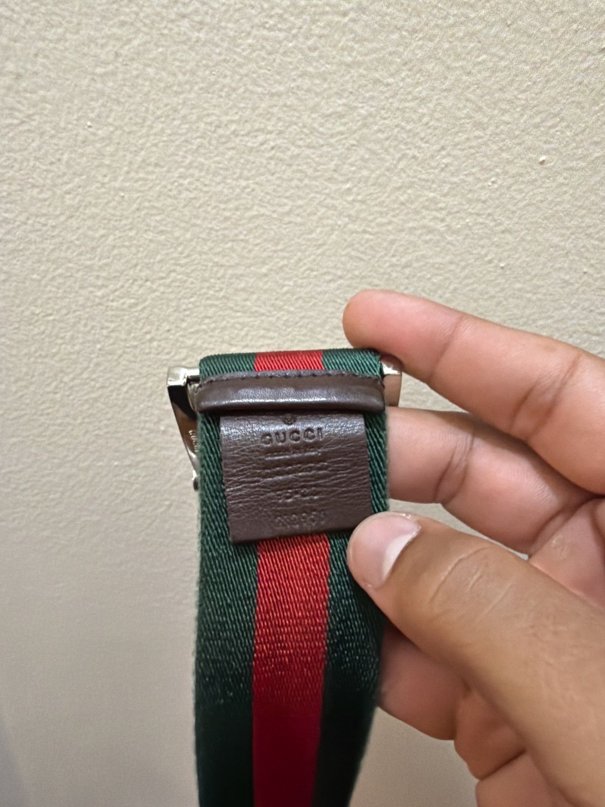 Gucci Gucci Canvas Belt Size 34 - 2 Thumbnail