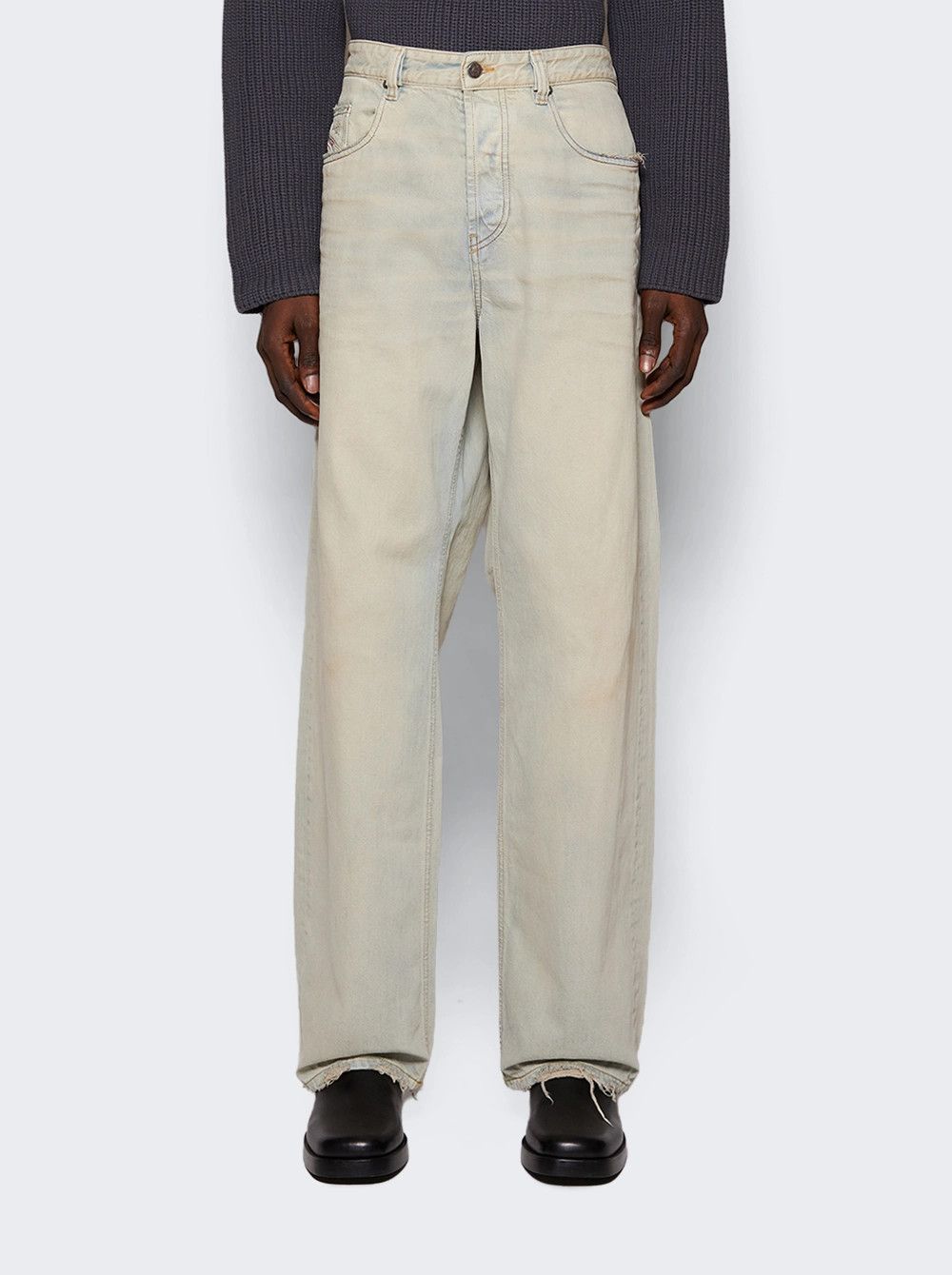 Diesel o1mle0426 Straight Jeans in Blue Size US 36 / EU 52 - 3 Thumbnail