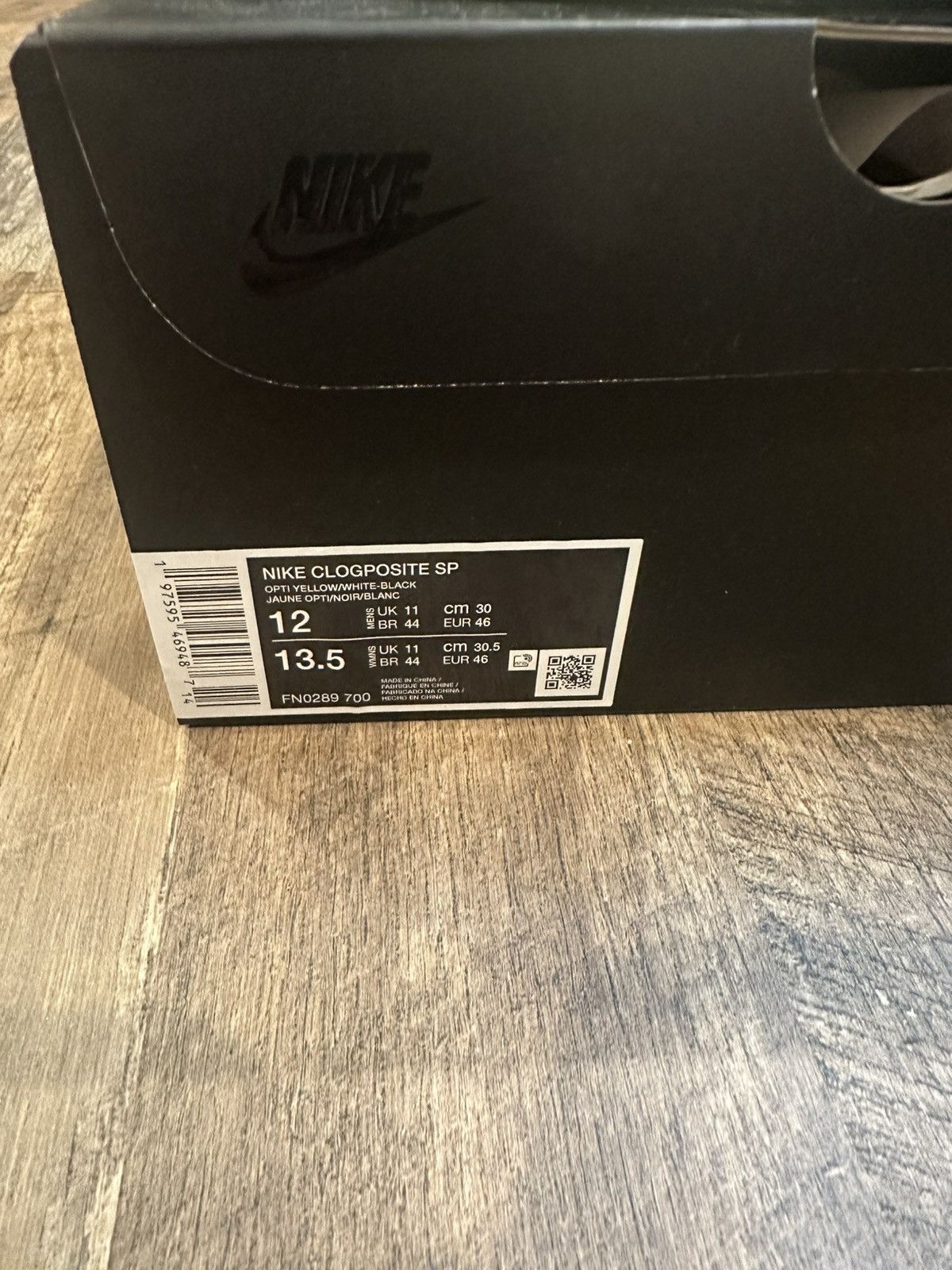 Nike × Supreme Supreme x Nike Clogposite Opti Yellow Blue Brand New in Box Size US 12 / EU 45 - 11 Thumbnail