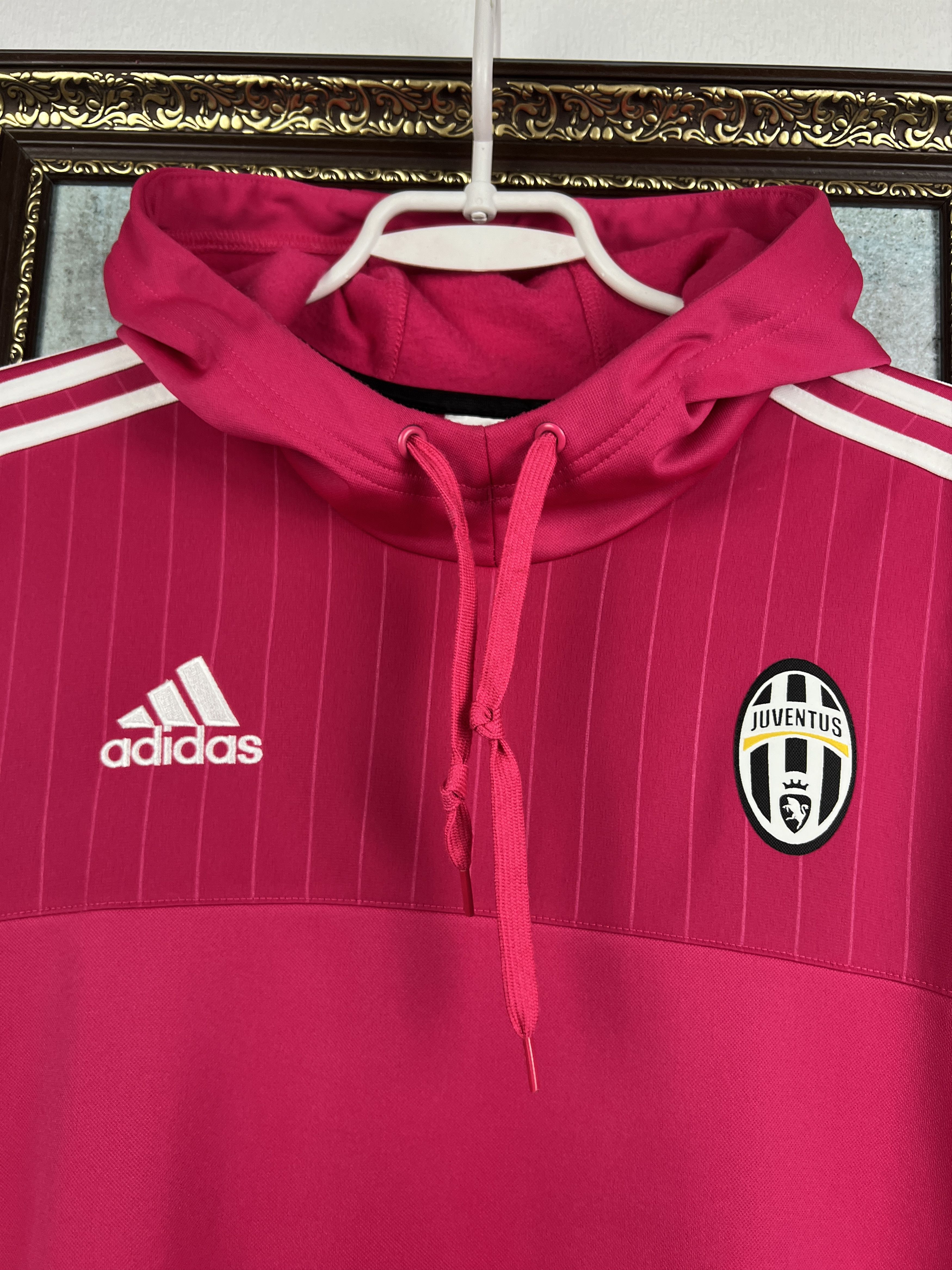 Adidas Juventus Football Jacket Hoodie Track Top Maglia Soccer Size US L / EU 52-54 / 3 - 3 Thumbnail