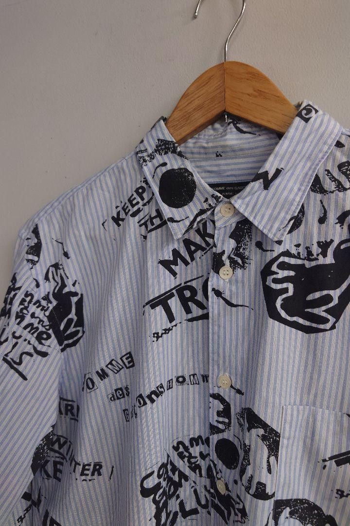 Yohji Yamamoto comme des garçons homme plus printed shirt 08aw Size US M / EU 48-50 / 2 - 3 Thumbnail