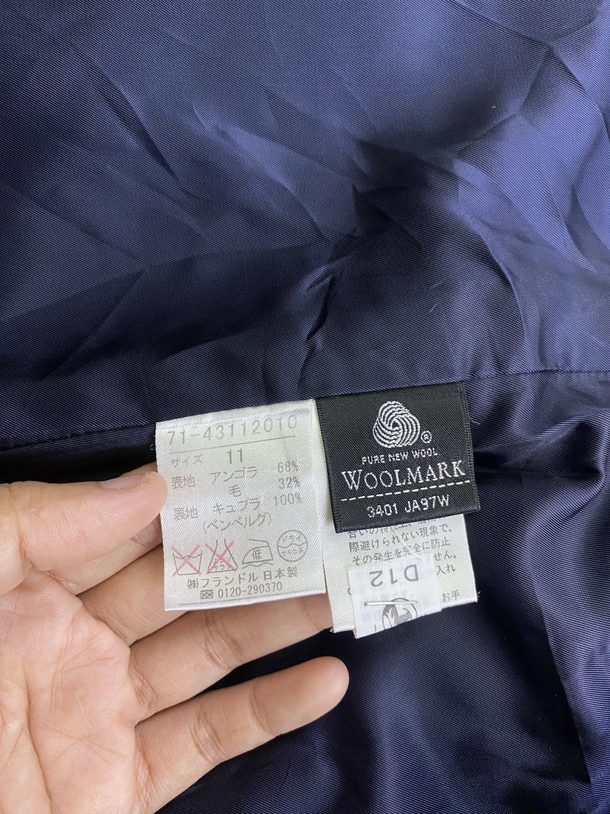 Yohji Yamamoto 🔥Yohji Yamamoto INED Japan Double Collar Wool Coat Jacket Size M / US 6-8 / IT 42-44 - 12 Thumbnail