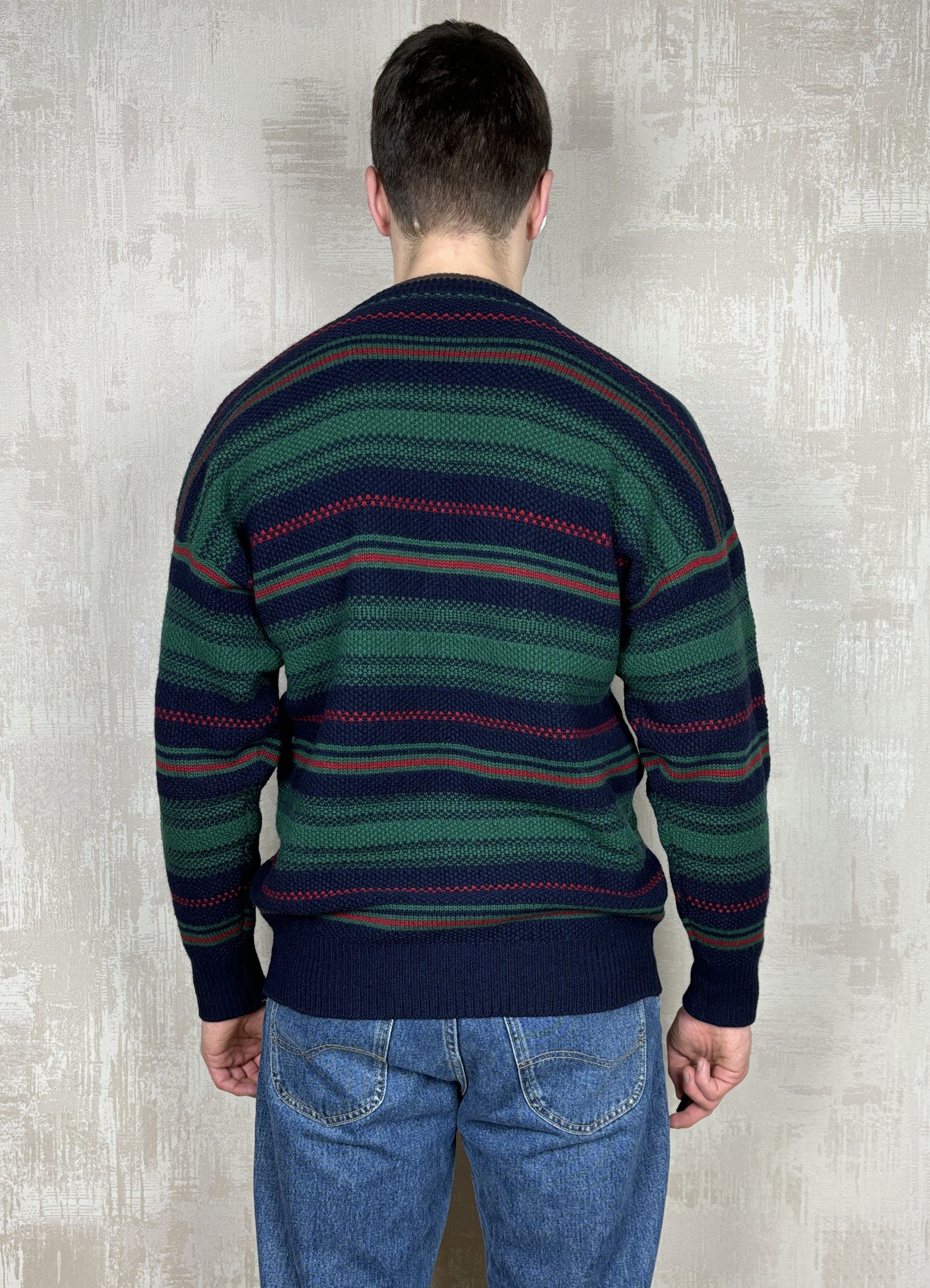 Alan Paine × Vintage Alan Paine Wool Crew Sweater Striped Size UK 40" EU 48 Size US L / EU 52-54 / 3 - 12 Thumbnail