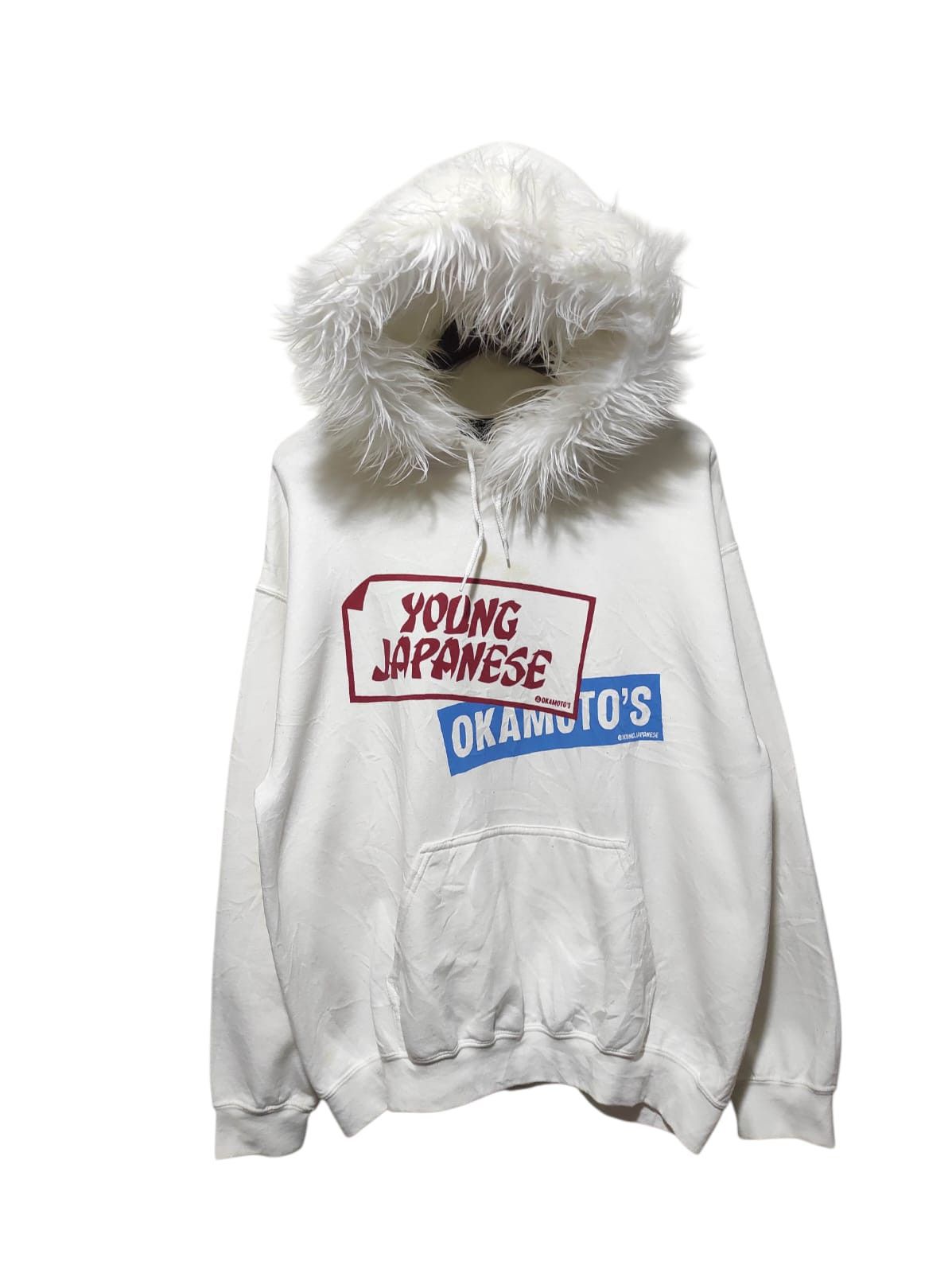 Japanese Brand Okamoto's 90's Tokyo Boys Fur hoodie IfSixWasNine LGB style Size US L / EU 52-54 / 3 - 1 Thumbnail