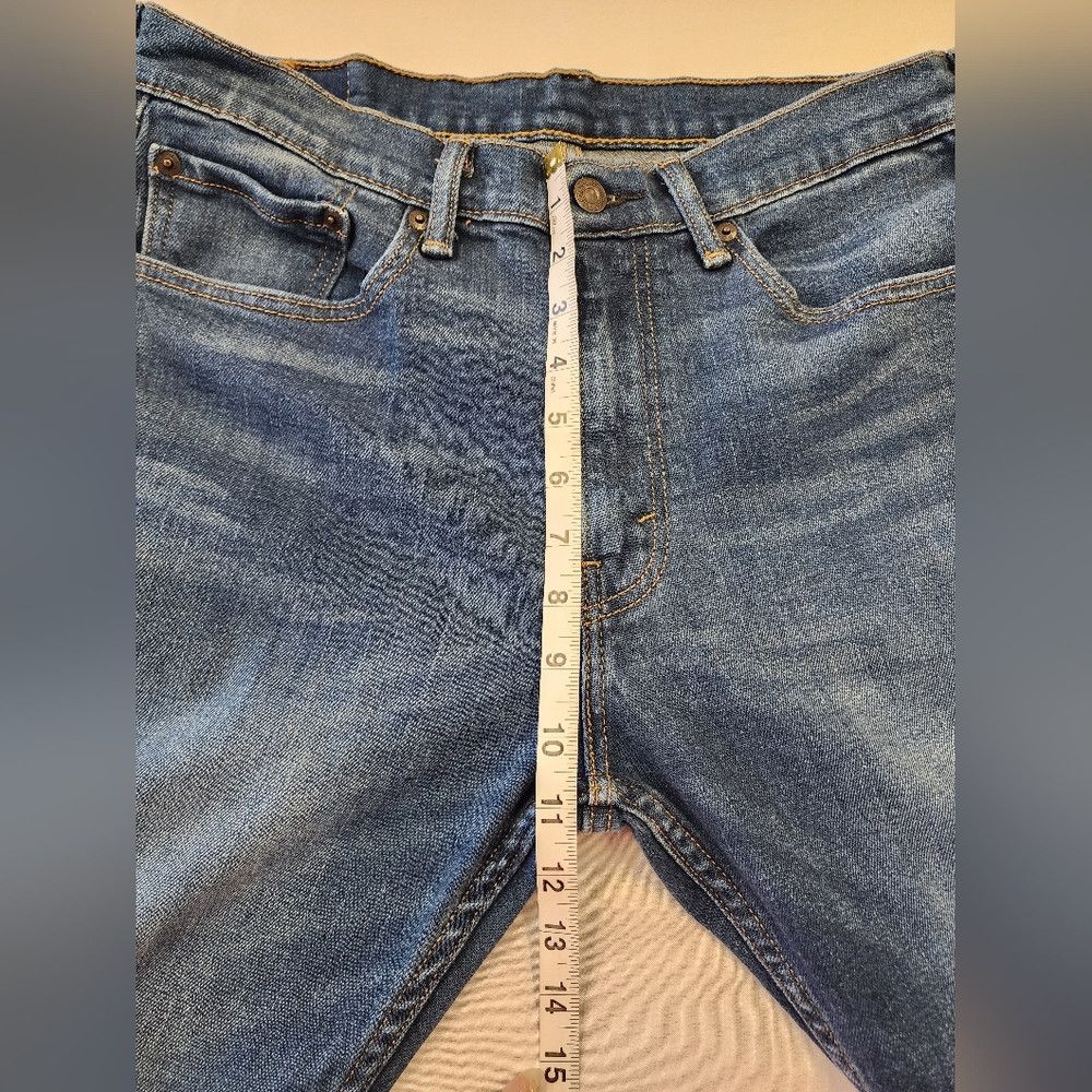 Jean × Levi's Levi's 505 Dark Denim Blue Jeans Classic Straight Leg High Size US 32 / EU 48 - 5 Thumbnail