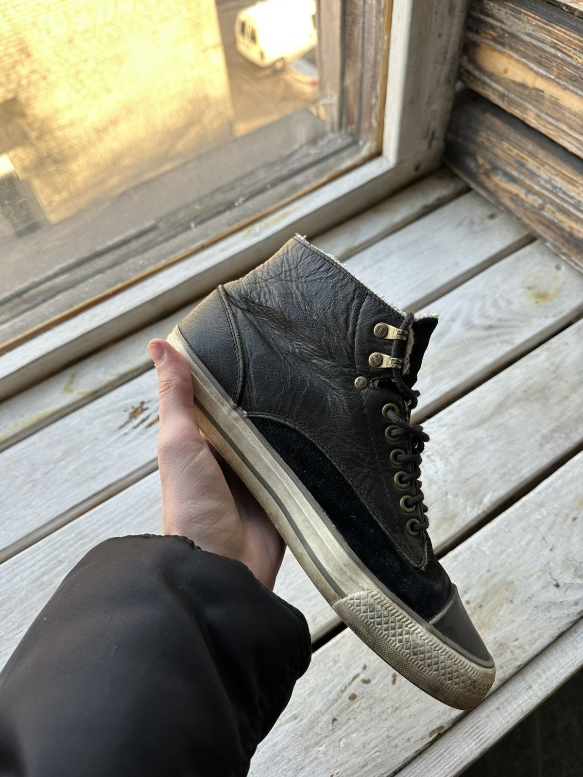 Diesel × If Six Was Nine 🚨DIESEL AVANT GARDE SHOES LEATHER SNEAKERS IFSIXWASNINE Size US 6 / EU 39 - 8 Thumbnail