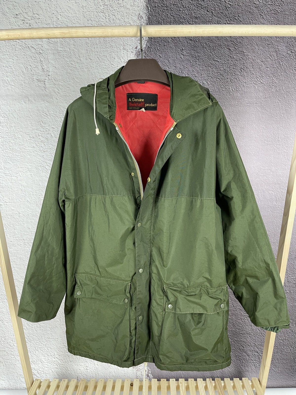 Belstaff Belstaff vintage 60s 70s rare nylon green jacket windbreaker Size US XL / EU 56 / 4 - 2 Thumbnail