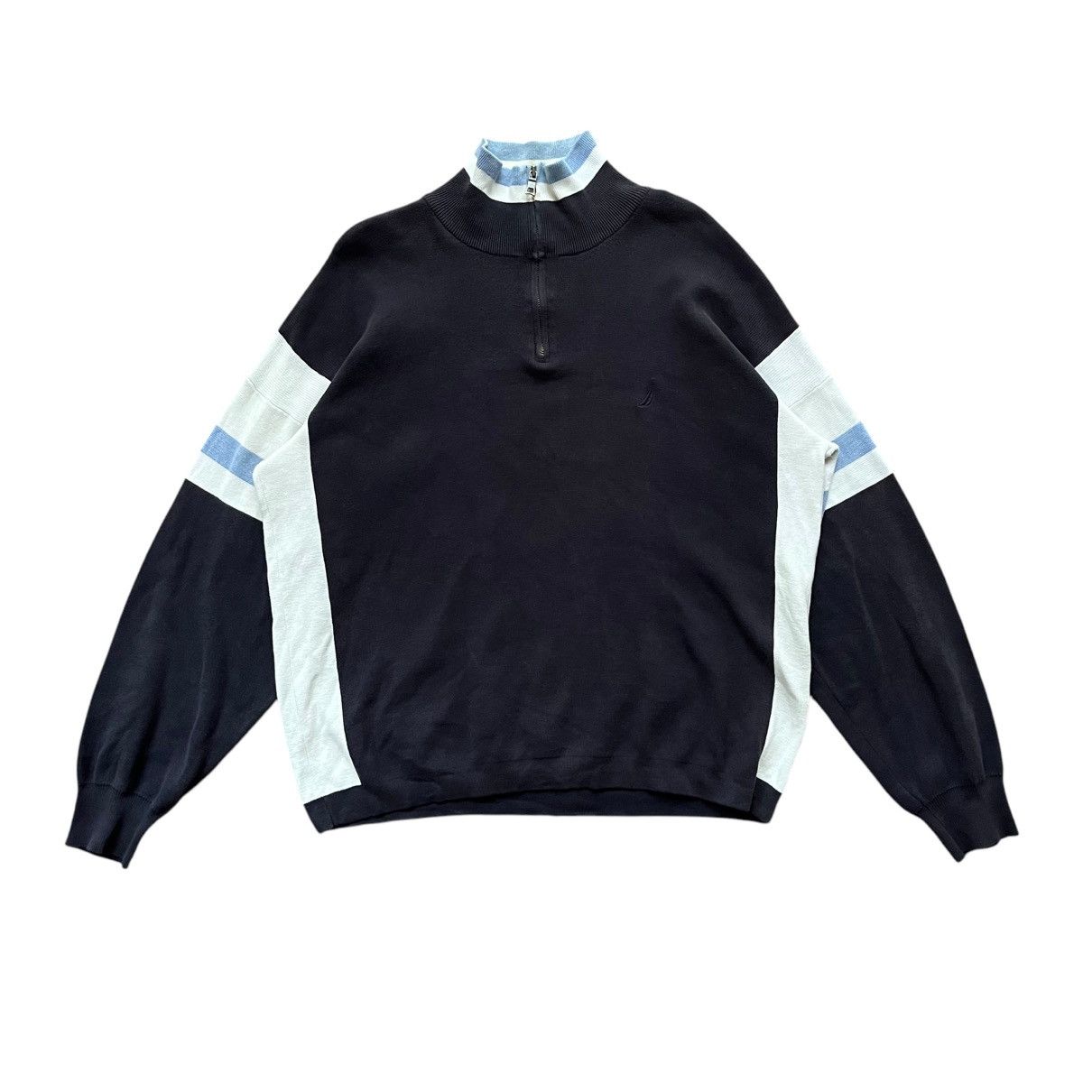 Nautica × Vintage Vintage Nautica Half Zipper Size US L / EU 52-54 / 3 - 1 Thumbnail