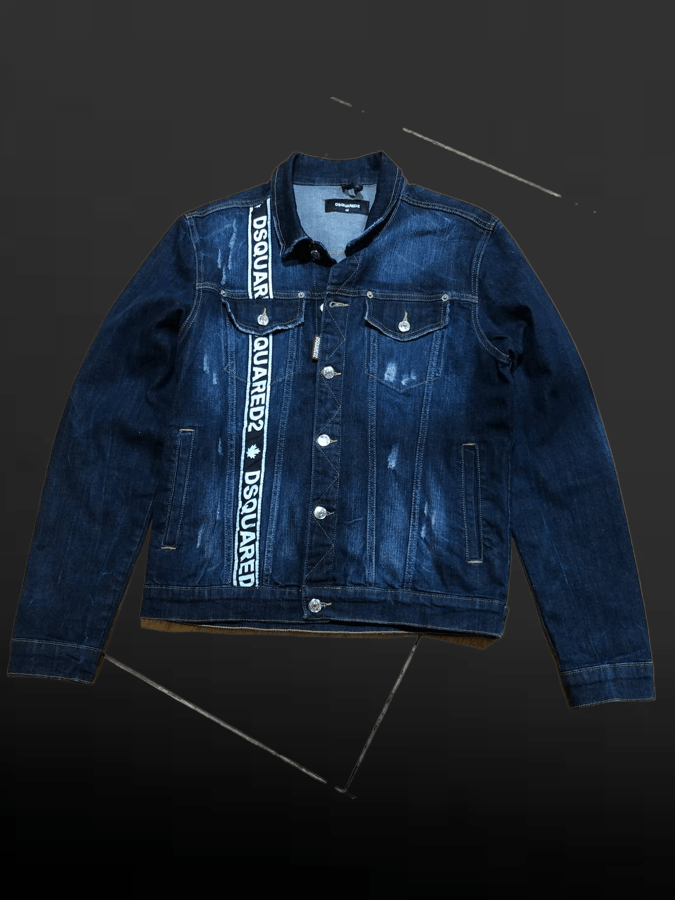 Dsquared2 DSQUARED2 JEAN DENIM JACKET SLIM FIT Size US M / EU 48-50 / 2 - 1 Thumbnail
