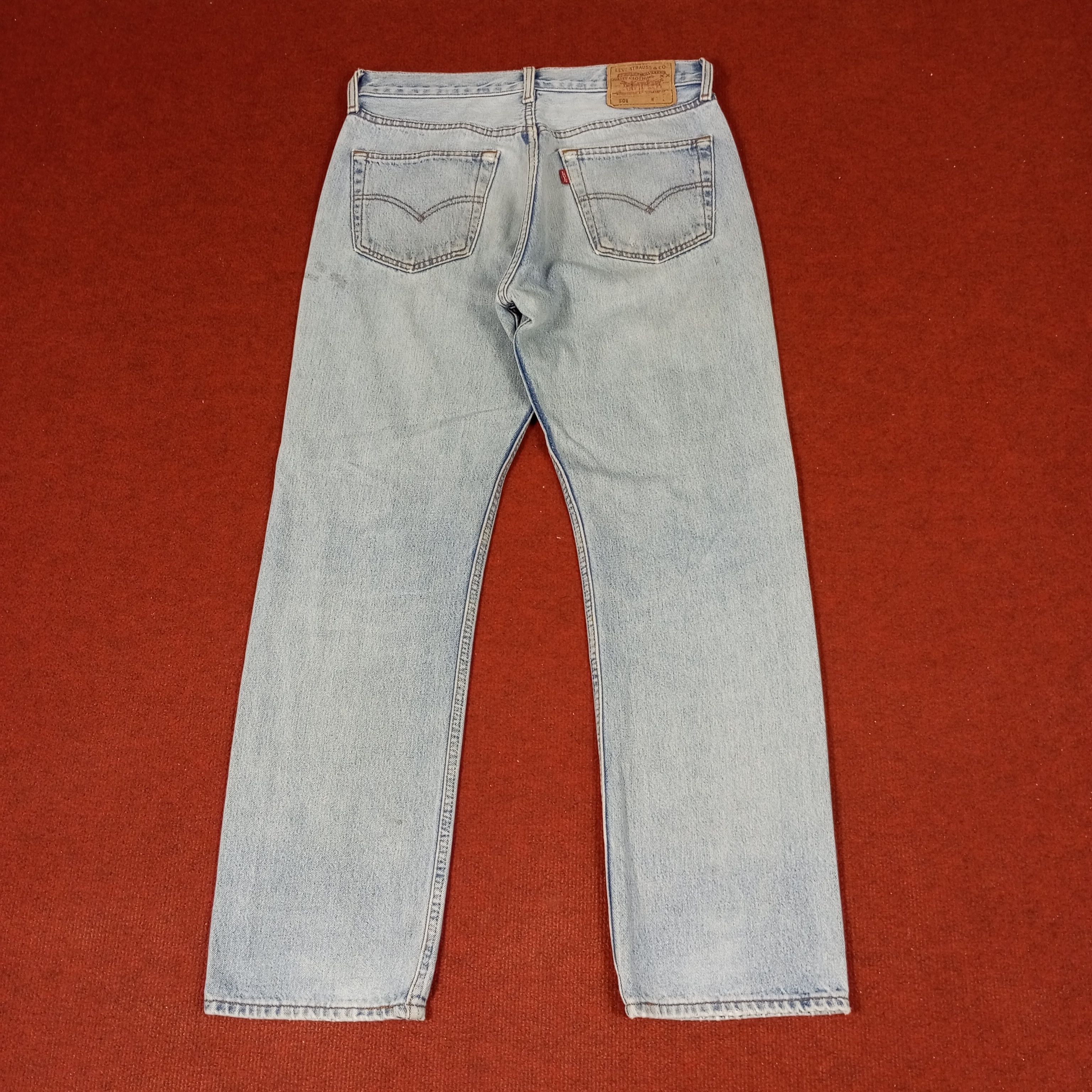 Levi's × Vintage Levis 501 Fashion Streetwear Style Distressed Jeans Size US 30 / EU 46 - 4 Thumbnail