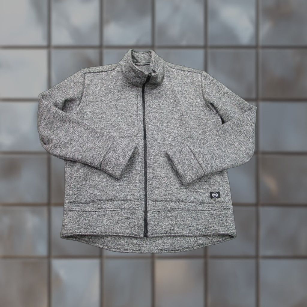 Vintage VINTAGE Whiskey Grade Co Fleece Tweed Jacket Mens Large Gray USA Made Motorcycle Size US L / EU 52-54 / 3 - 1 Thumbnail