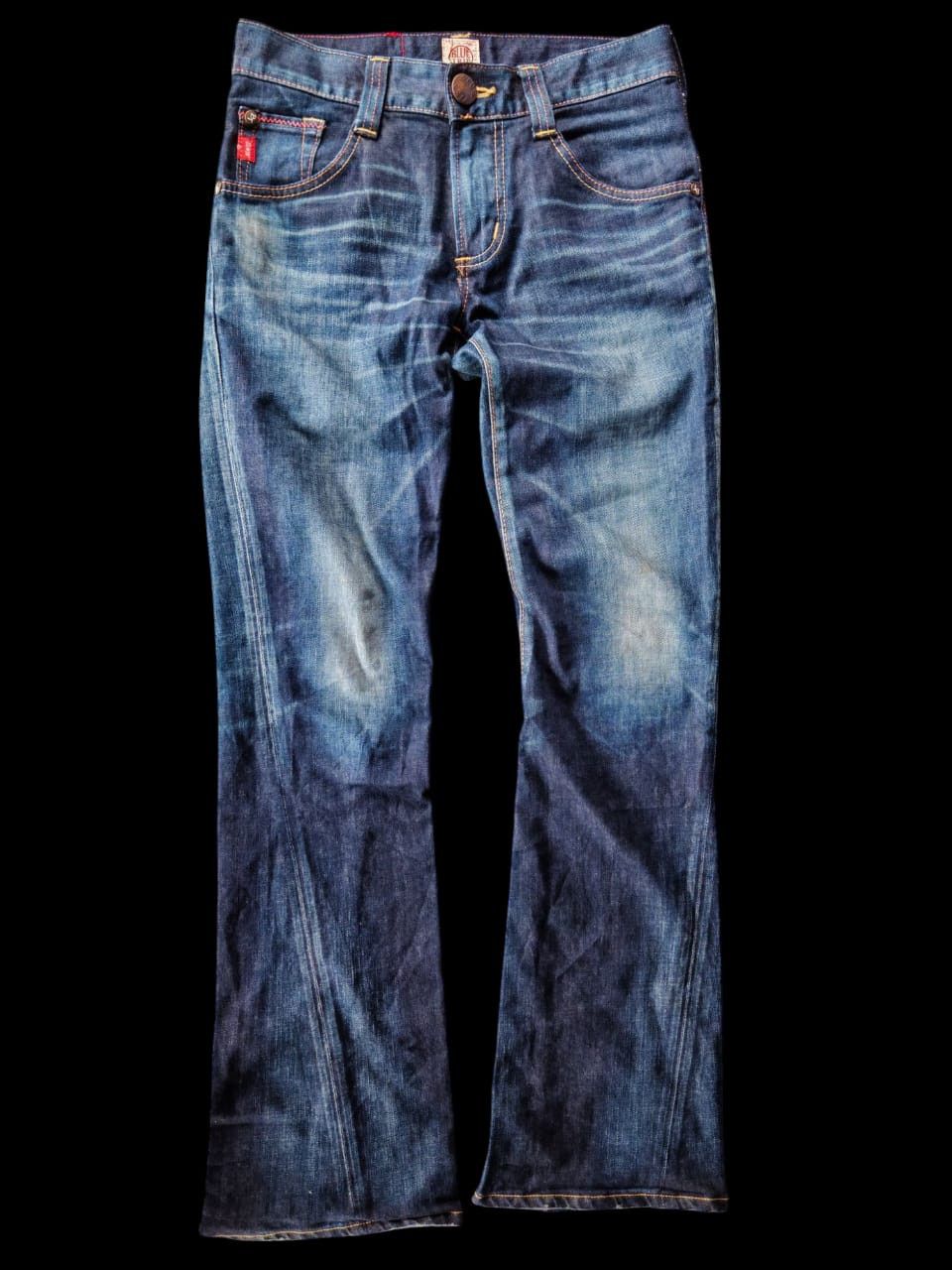 Edwin 🔥90s Style Flared Spiral Edwin Sick Mudwash Jeans Size US 29 - 2 Thumbnail