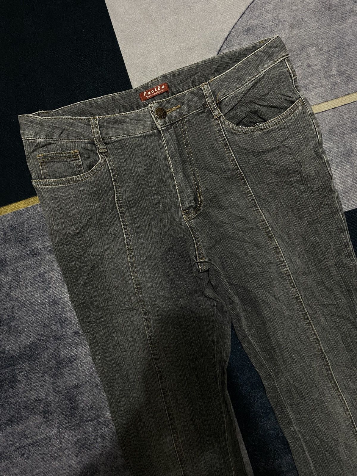 Vintage FECILE BOOTCUT DENIM PANTS Size US 30 / EU 46 - 2 Thumbnail