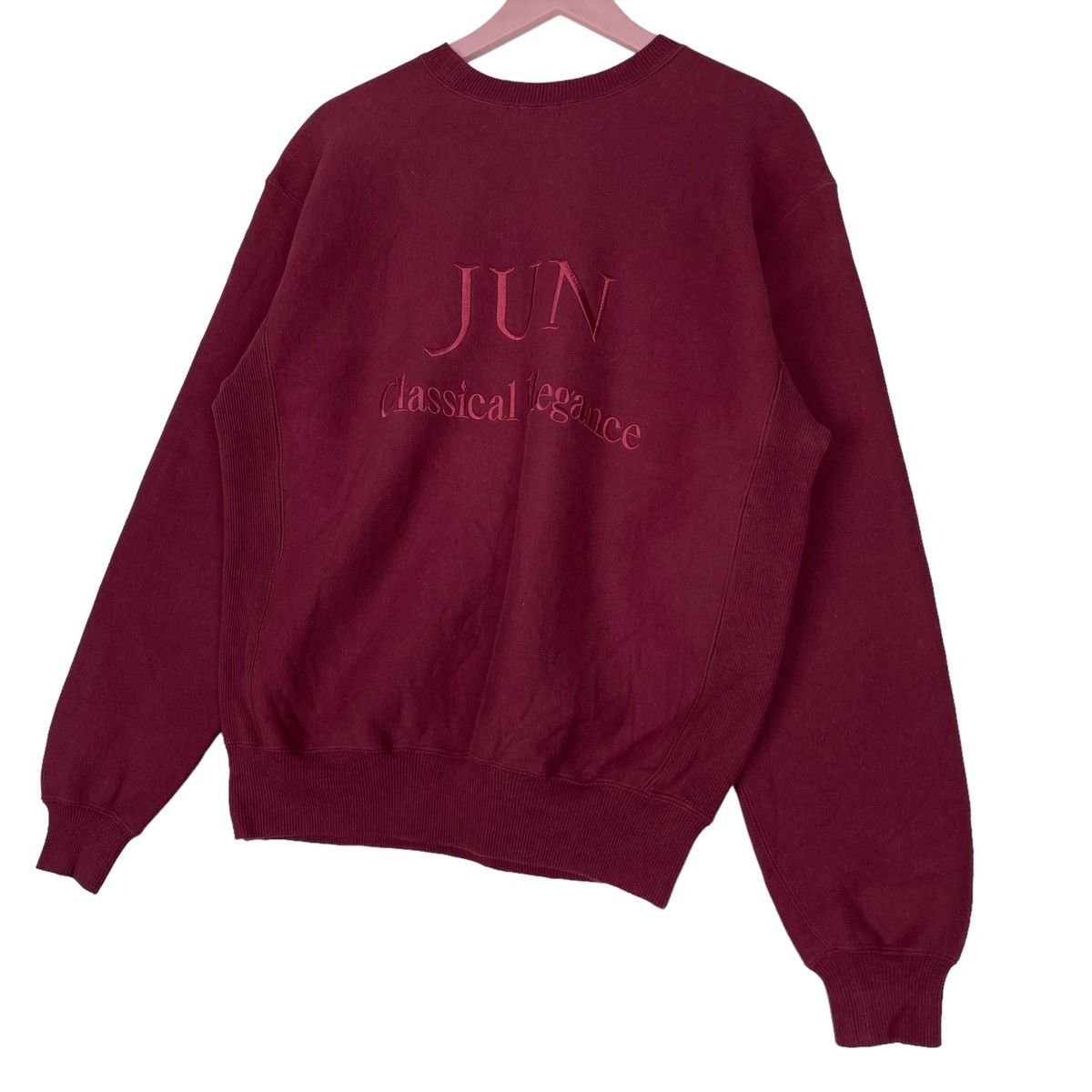 Vintage Vintage Jun Classic Elegance Embroidered Crewneck Sweatshirt Size US L / EU 52-54 / 3 - 3 Thumbnail