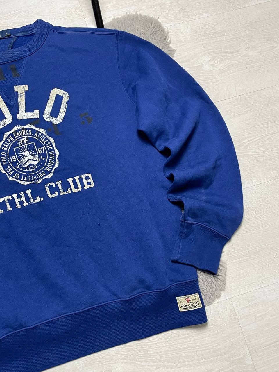 Polo Ralph Lauren × Vintage Polo Ralph Lauren Center Logo Hoodie Oversized Y2K Size US L / EU 52-54 / 3 - 4 Thumbnail