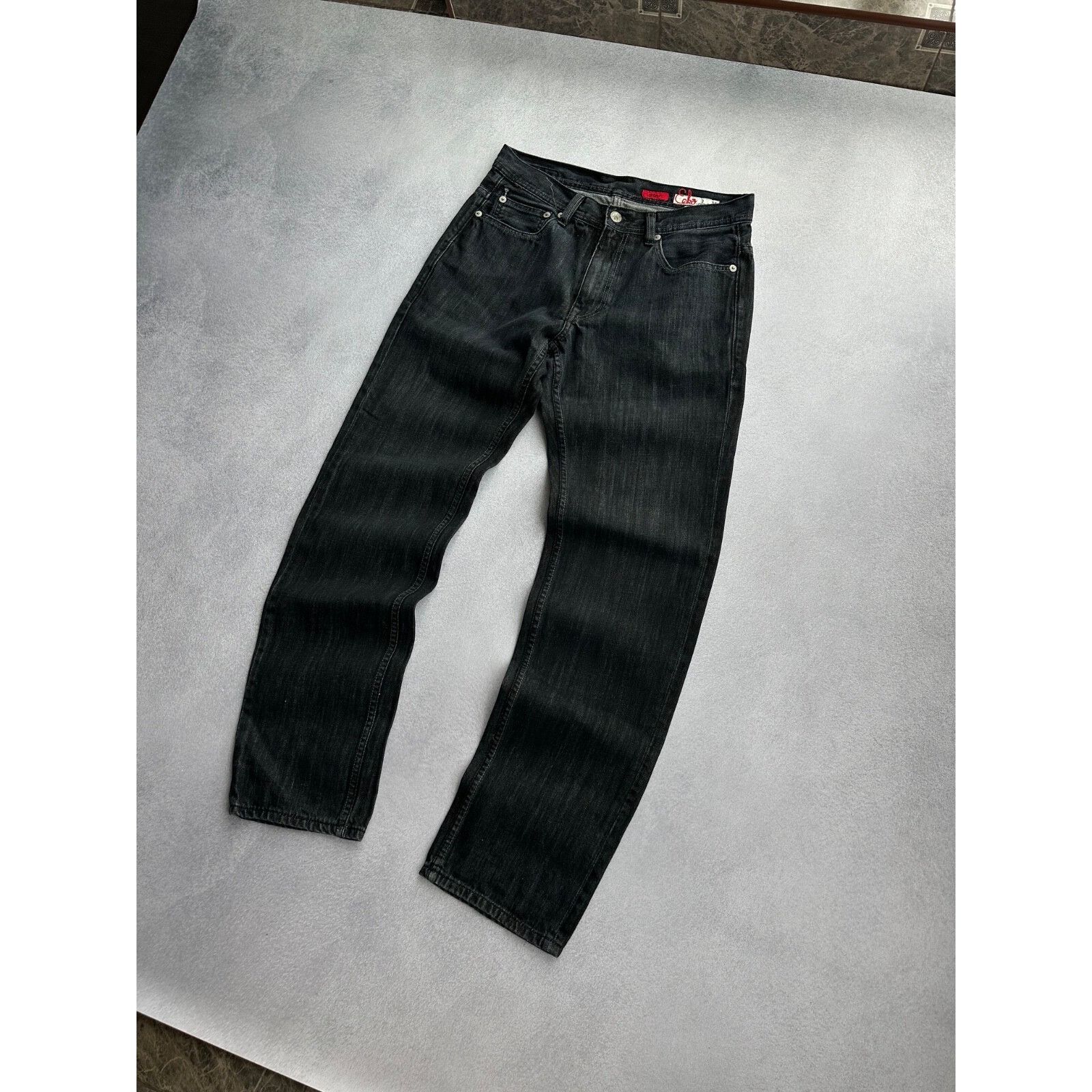 Ecko Unltd. VTG ECKo Unltd Loose Fit Baggy Black Heavy Jeans Sz 34 Size US 34 / EU 50 - 8 Thumbnail