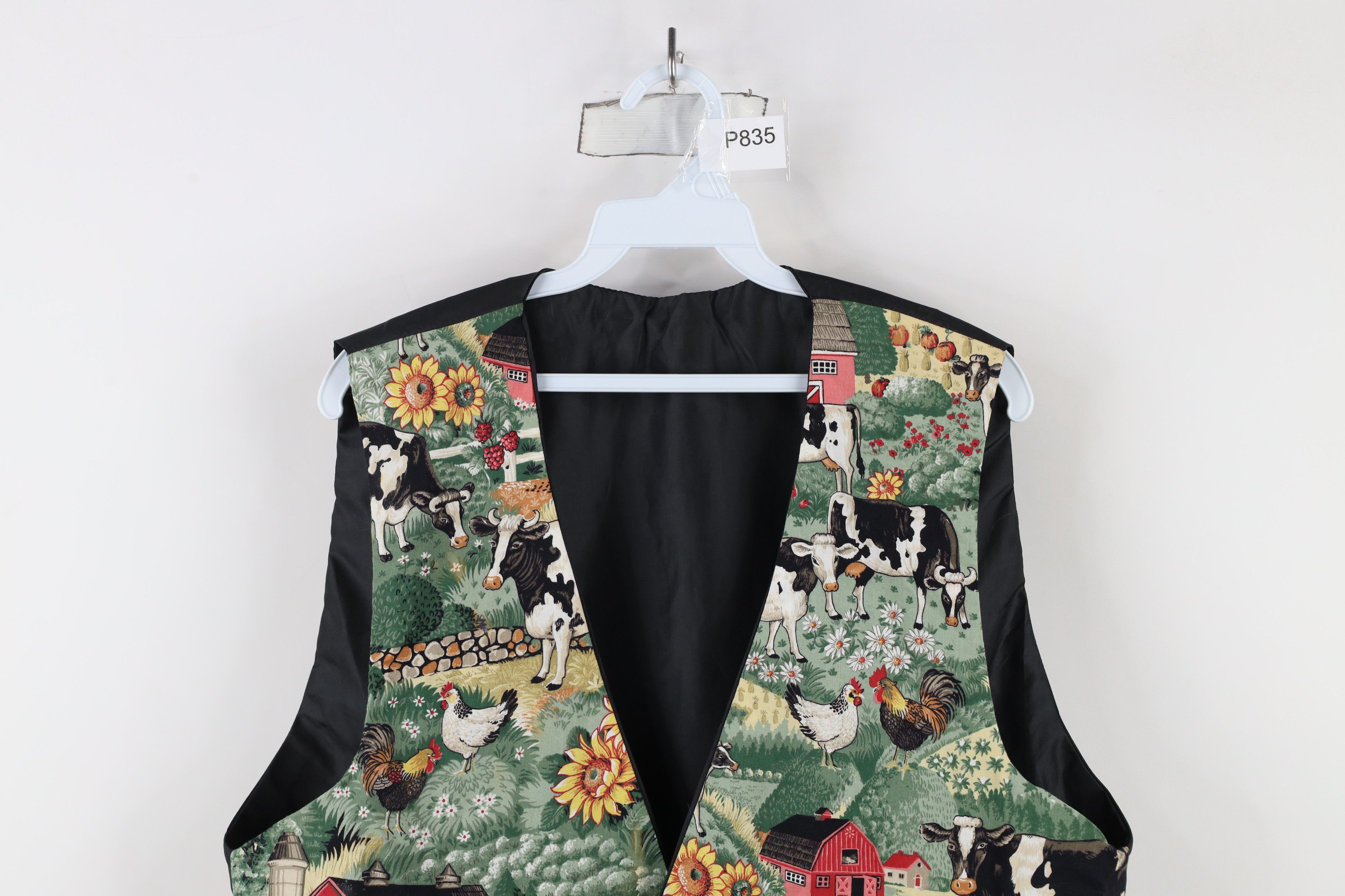 Vintage Vintage 90s Country Primitive Animal All Over Print Vest Size L / US 10 / IT 46 - 2 Thumbnail