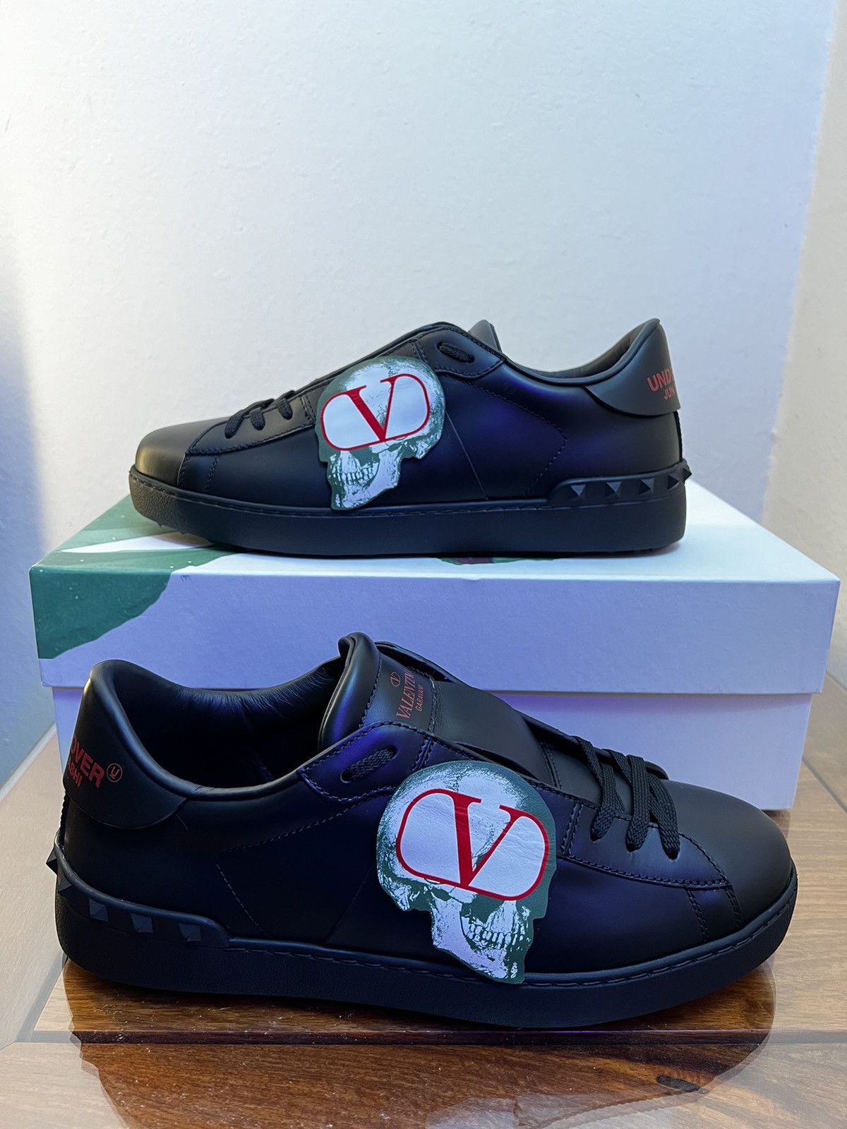 Undercover Valentino x Undercover Skull Logo Open Sneaker | Grailed