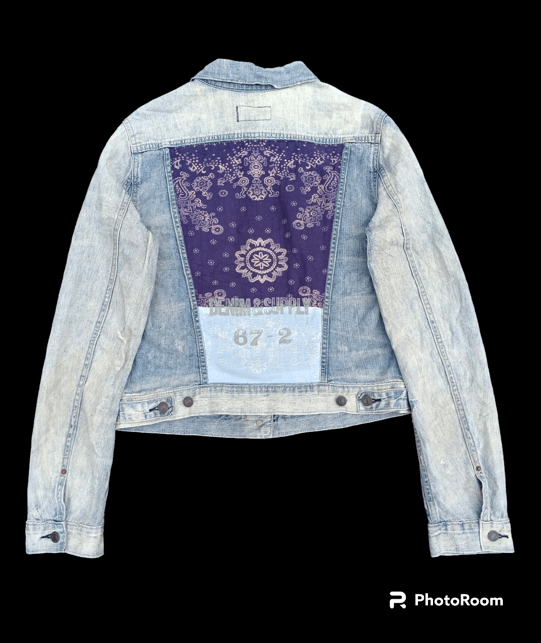 Denim & Supply Ralph Lauren THRASHED DENIM SUPPLY RALPH LAUREN VINTAGE JACKET Size S / US 4 / IT 40 - 1 Thumbnail