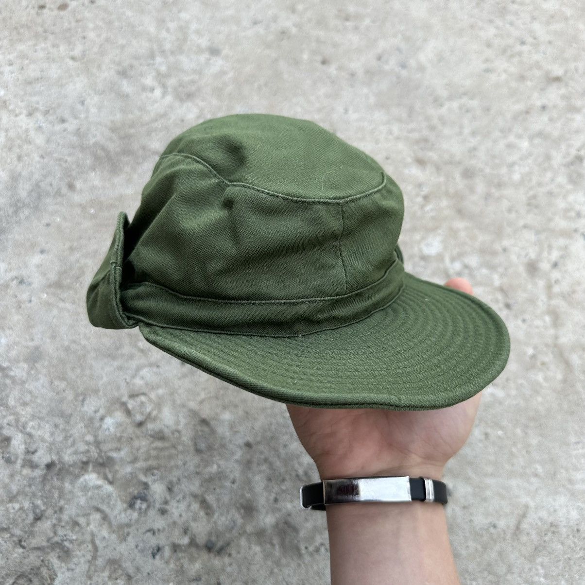 Issey Miyake Vintage Japanese Style Swedish Army Cap Hat Y2K Military Size ONE SIZE - 3 Thumbnail