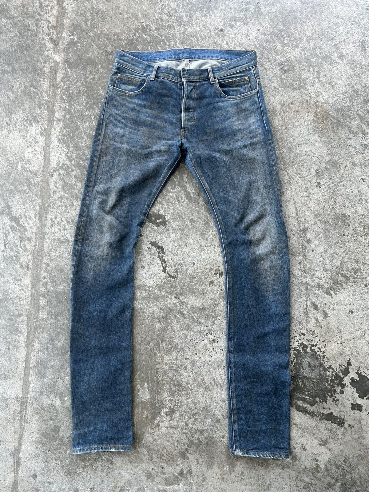 Balmain Balmain Homme SS13 Dirty Wash Jeans Size US 34 / EU 50 - 1 Thumbnail