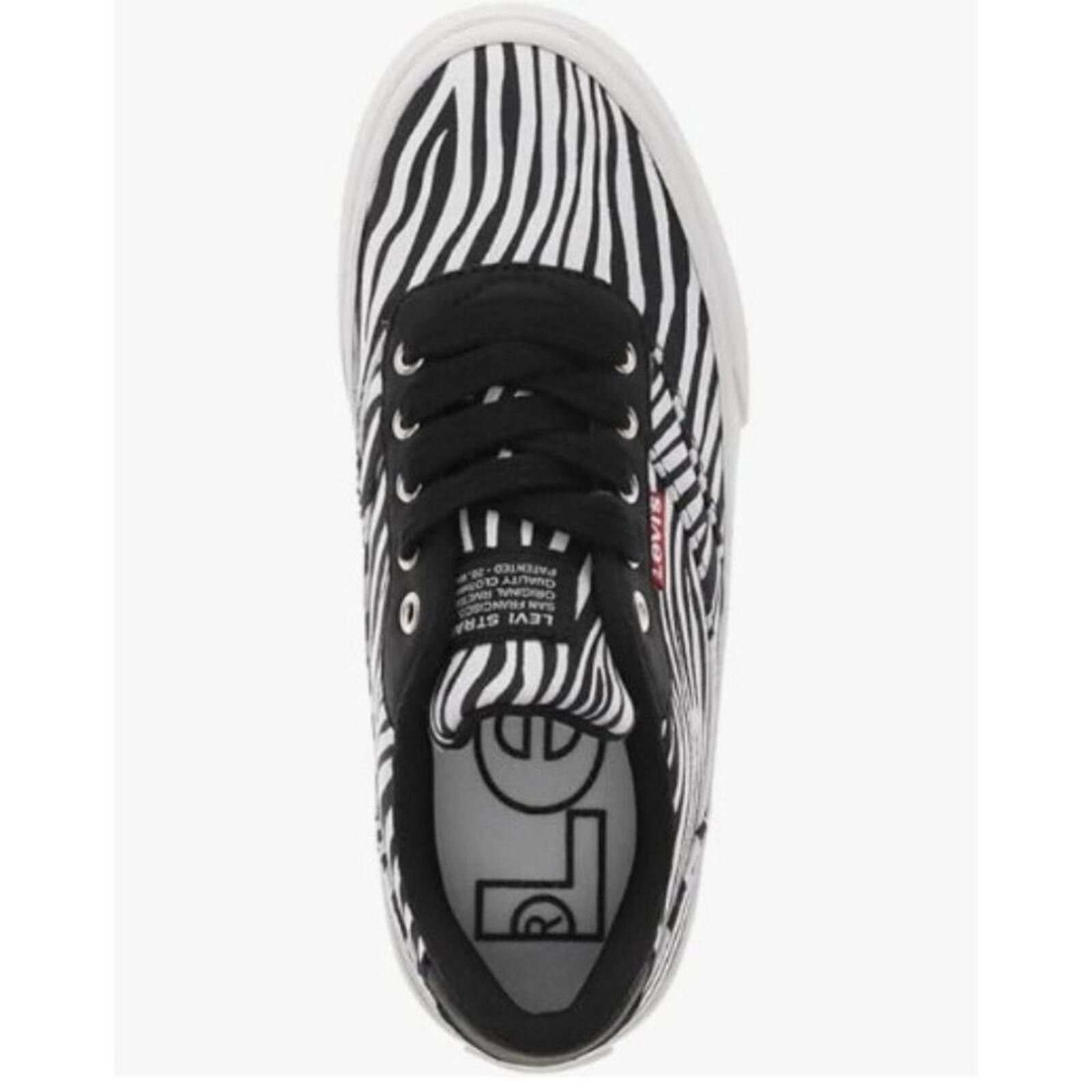 Levi's Levi's Unisex Naya M Zebra Sneaker | Black & White Size US 5 / EU 37 - 3 Thumbnail
