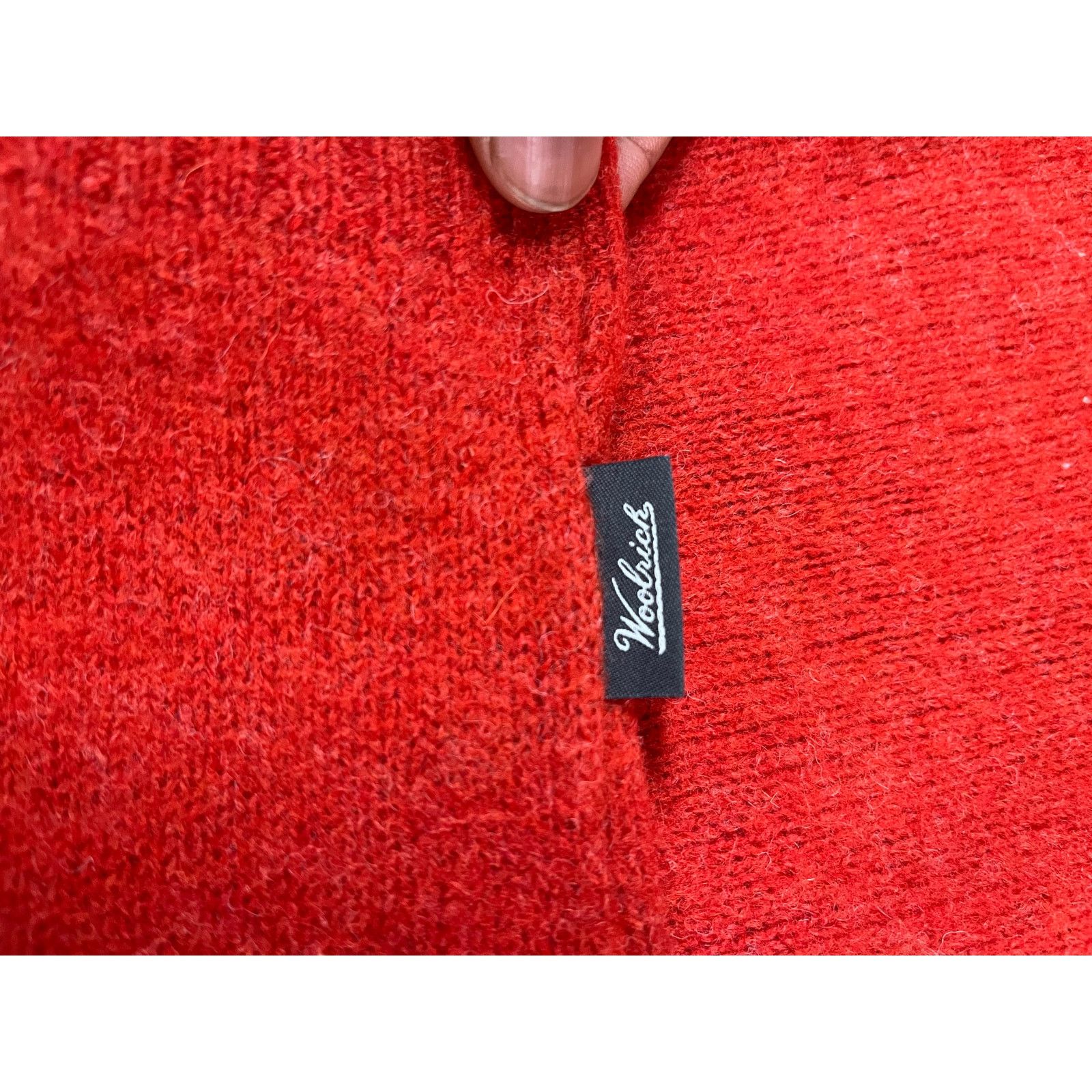 Woolrich Woolen Mills Woolrich - Wool sweater / XL / Orange Size US XL / EU 56 / 4 - 6 Thumbnail