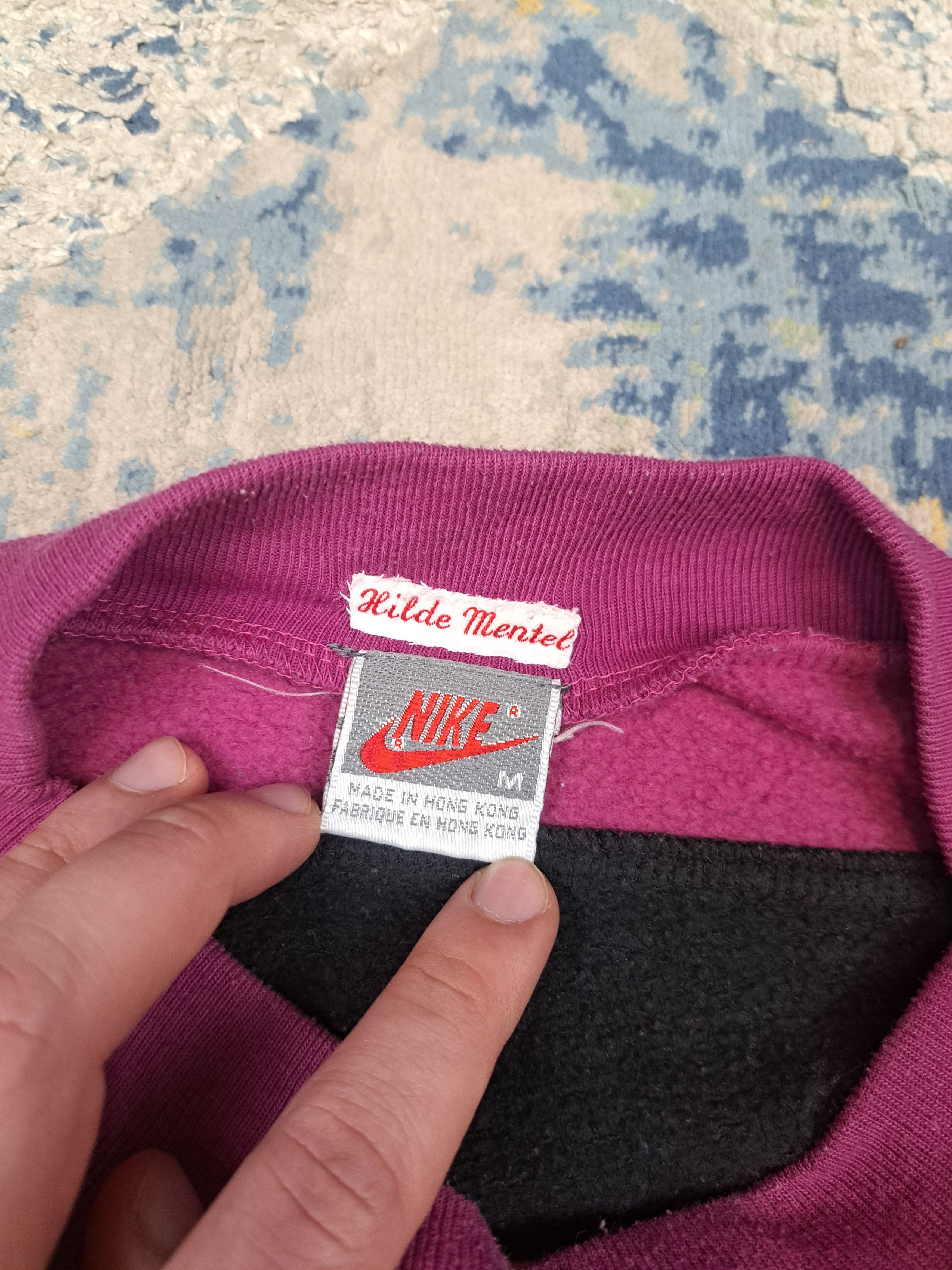 Nike Vintage 80s Nike Colour Block Boxy Sweatshirt Mini Swoosh Size US M / EU 48-50 / 2 - 4 Thumbnail