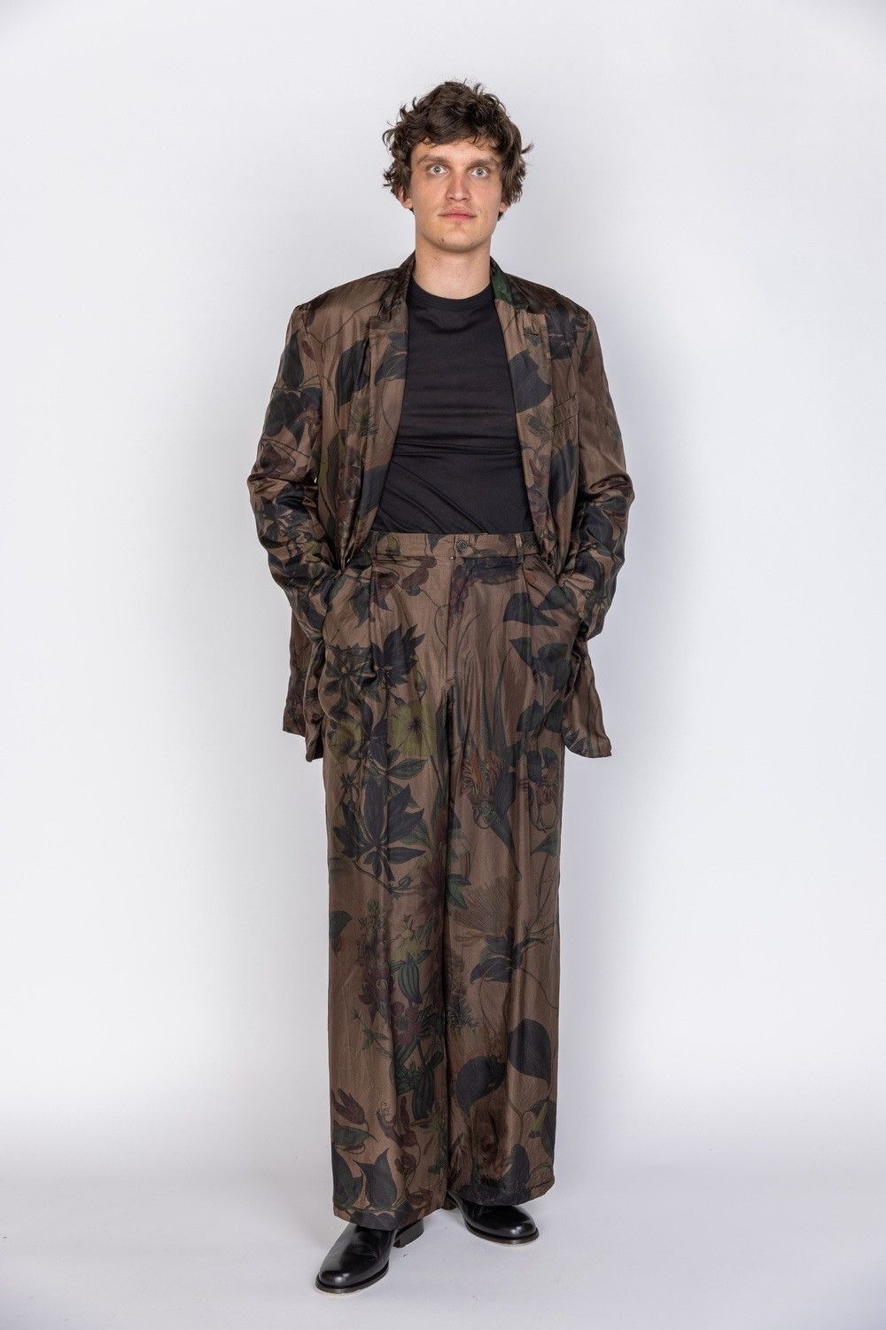 Dries Van Noten LastSize Dries Van Noten Pepper Lightweight Printed Silk Size US 34 / EU 50 - 2 Thumbnail