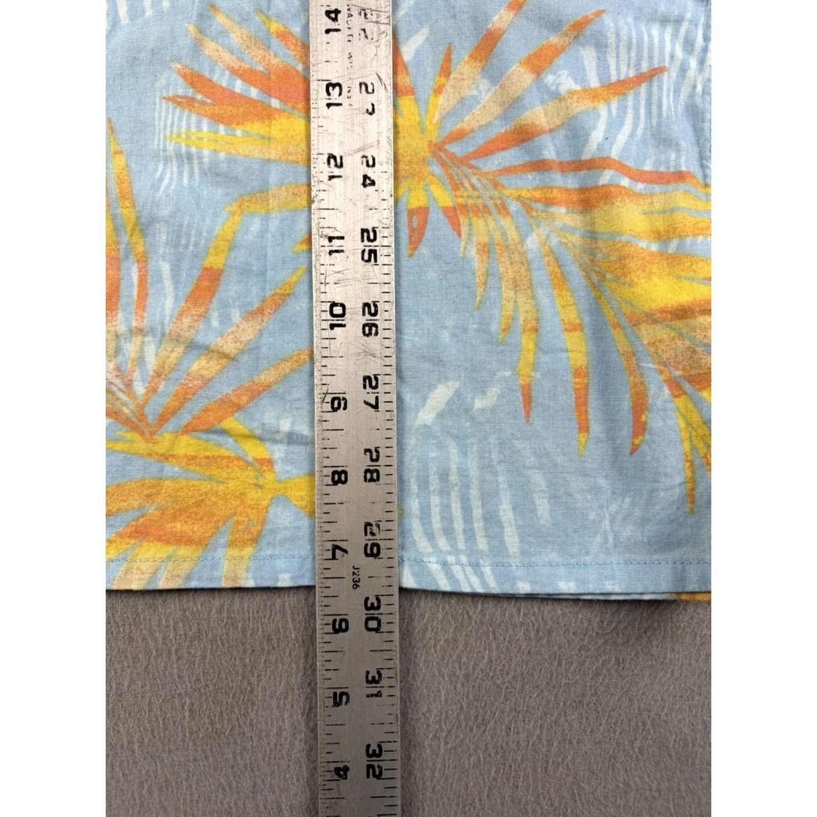 Quiksilver Quiksilver Shirt Men’s M Hawaiian Floral Cotton Button-Up Short Sleeve Beach Surf Blue Regular Mens Size US M / EU 48-50 / 2 - 8 Thumbnail