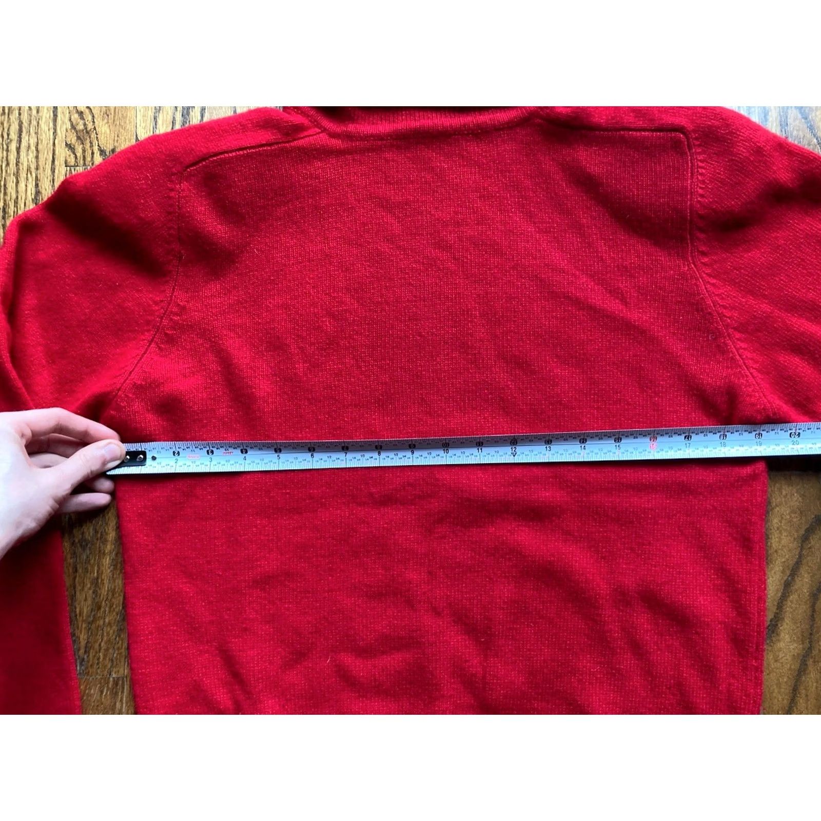 Vintage VINTAGE L.L. Bean Sweater Womens Size M Wool Turtleneck Red Knit Padded Pullover Long Sleeve Shoulder Pads Merchants Allowance: None Size M / US 6-8 / IT 42-44 - 5 Thumbnail