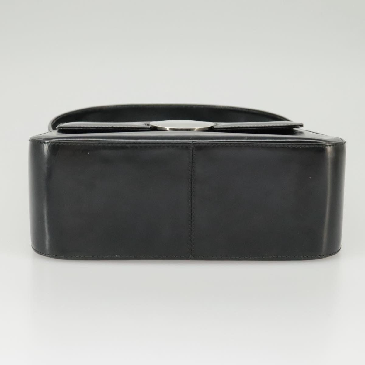 Salvatore Ferragamo Salvatore Ferragamo Hand Bag Leather Black Silver Size ONE SIZE - 5 Thumbnail