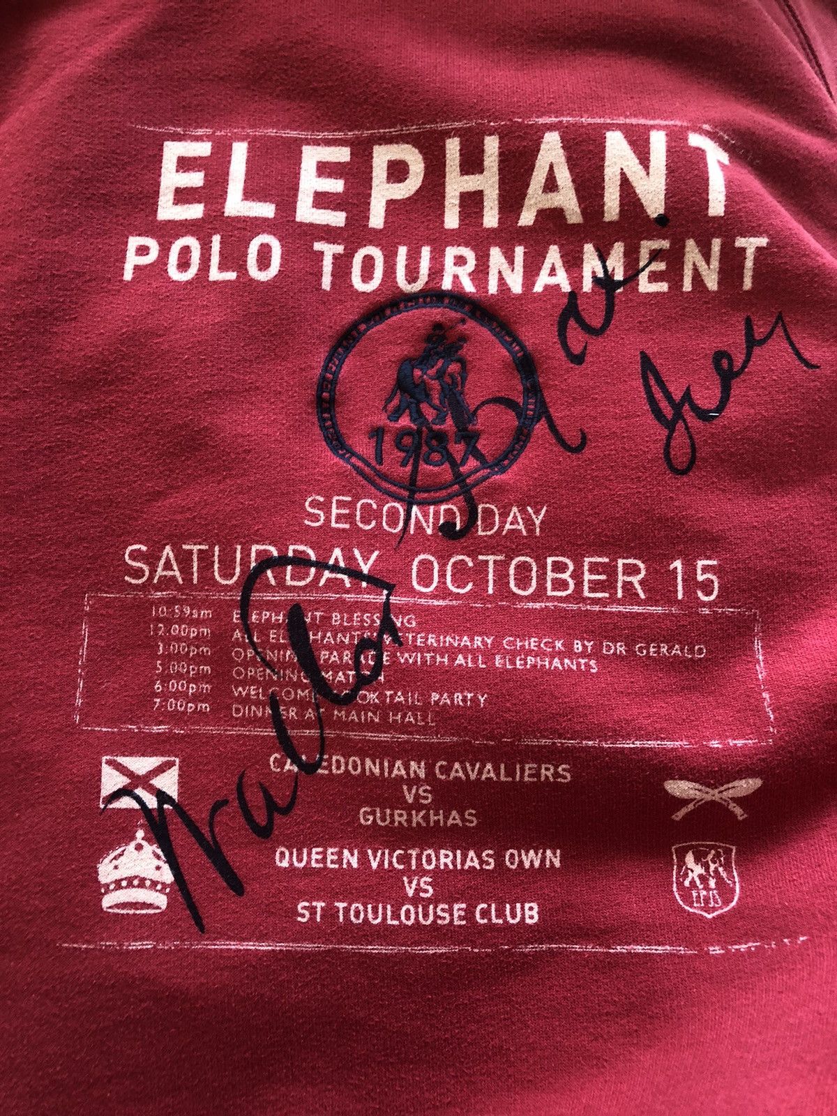 Vintage VINTAGE JOULES POLO ELEPHANT SPORT HOODIE SWEATSHIRT Size US L / EU 52-54 / 3 - 3 Thumbnail