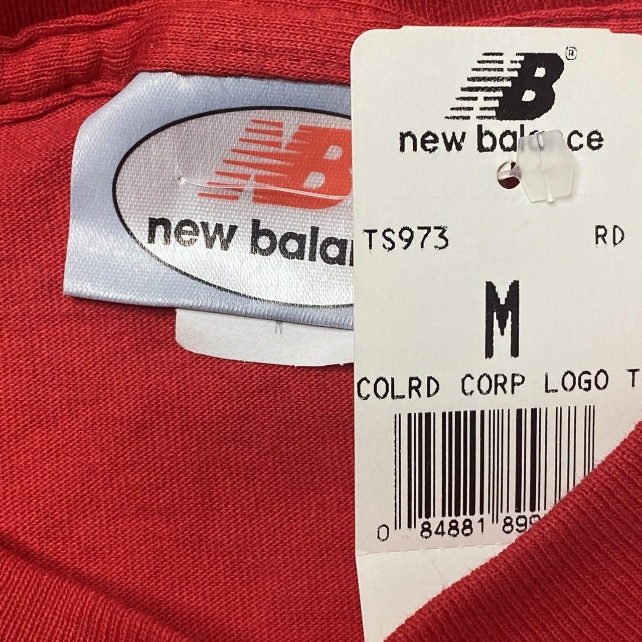 New Balance NWT Vintage New Balance Red Tee Size Medium Size US M / EU 48-50 / 2 - 4 Thumbnail