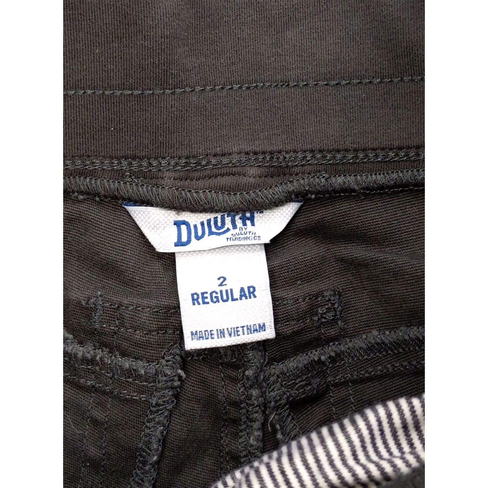 Duluth Trading Company Duluth Trading Co Pants Womens 2 Green Cotton Cargo Stretch Twill Workwear Size 26" / US 2 / IT 38 - 4 Thumbnail