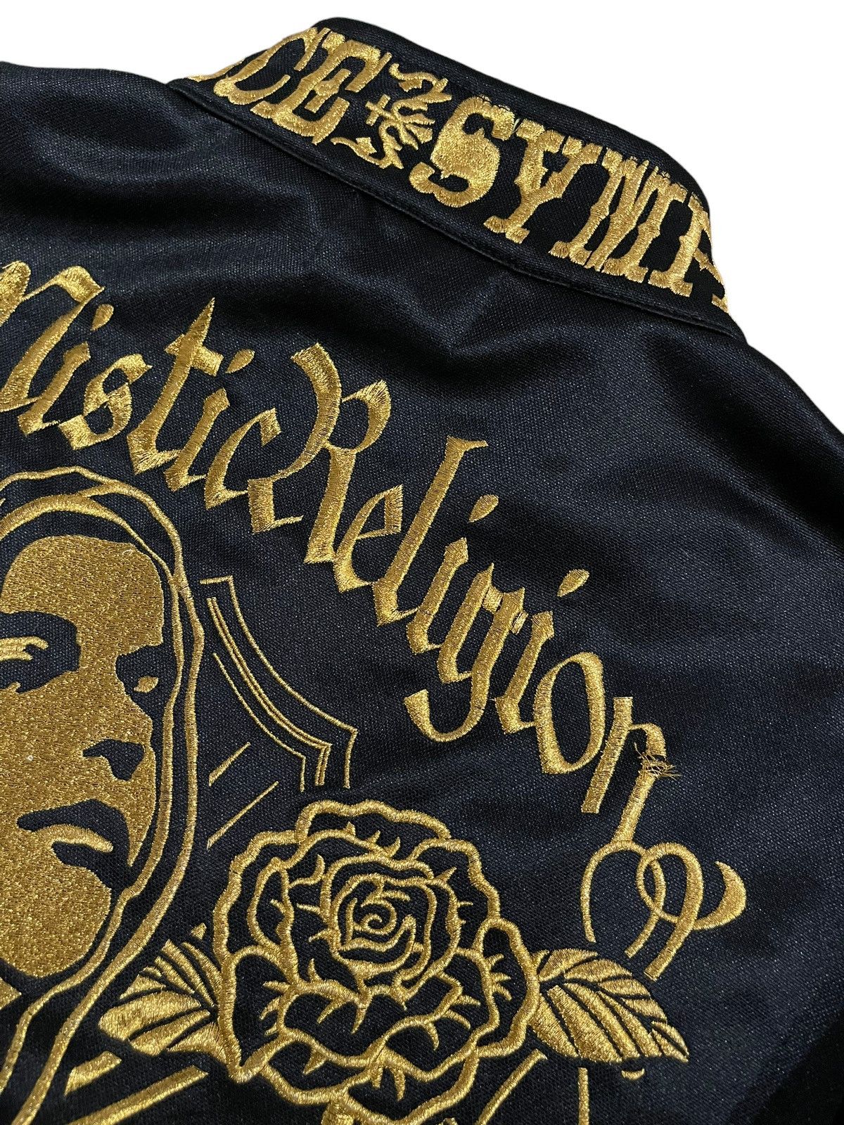 Affliction × Japanese Brand × Vintage CDS Jeans Embroidered Track Jacket Size US XL / EU 56 / 4 - 7 Thumbnail