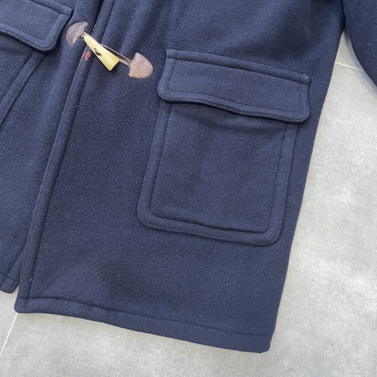 Lacoste × Vintage Vintage Lacoste Wool Hooded Coat Size L Size US L / EU 52-54 / 3 - 8 Thumbnail