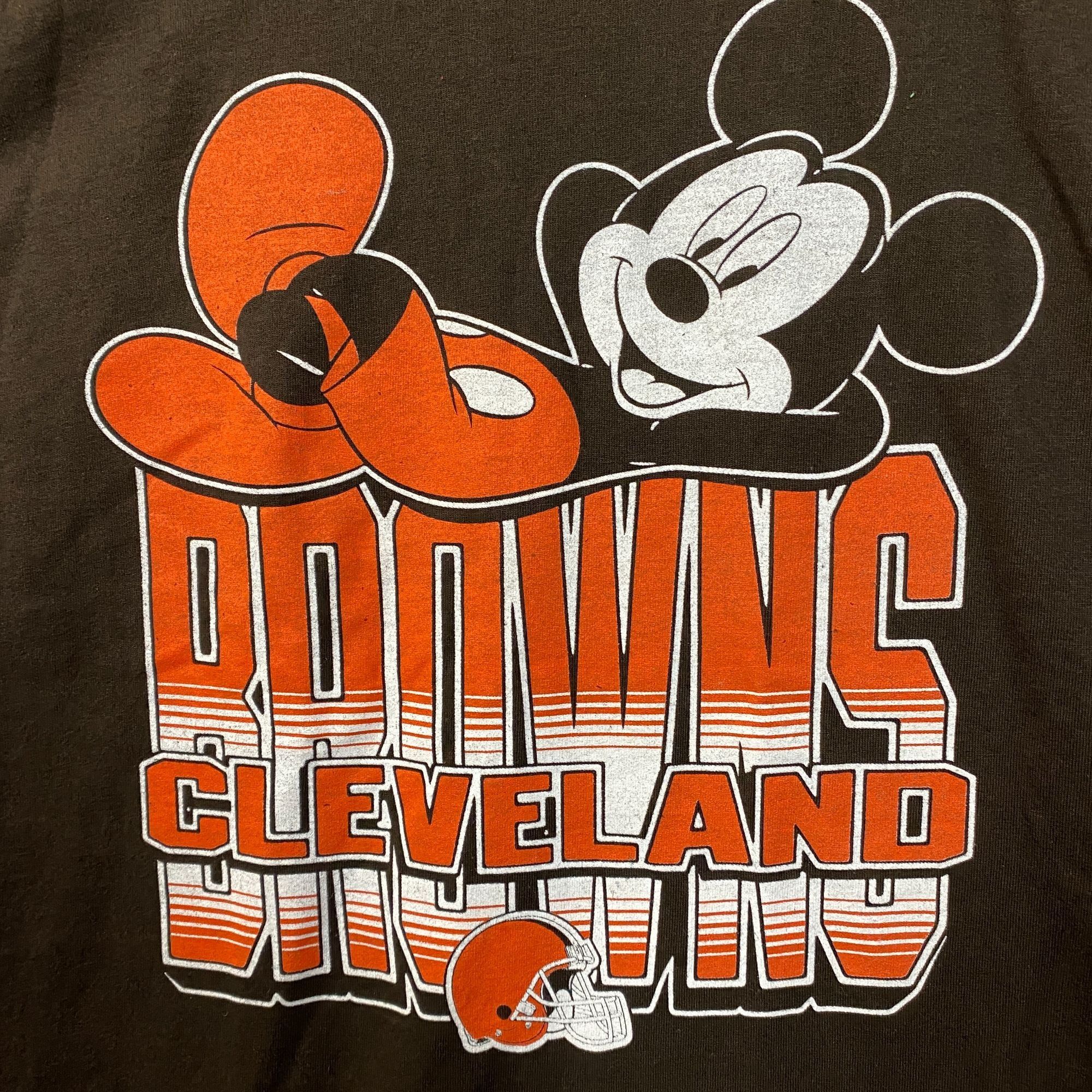 Disney Junk Food x NFL Disney Mickey Mouse Kick Back Browns Clevela Size US S / EU 44-46 / 1 - 2 Thumbnail