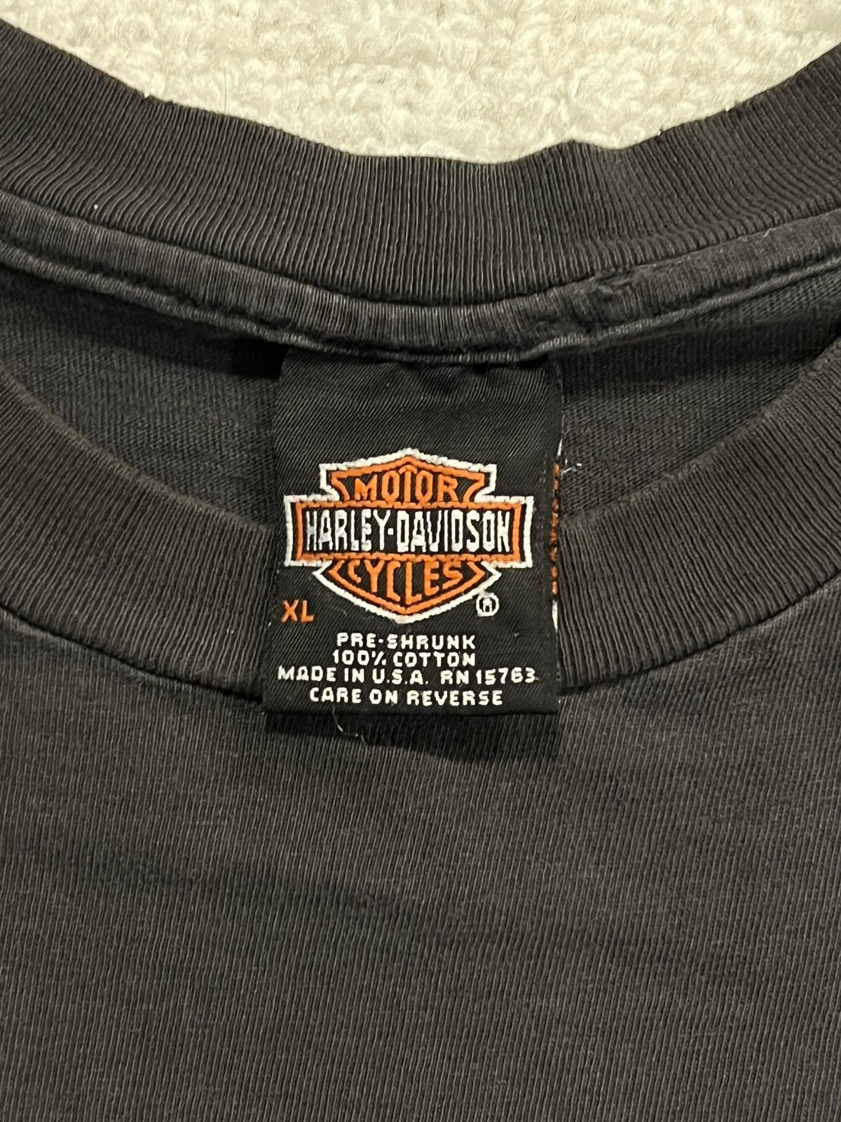 Harley Davidson Vintage 90's Harley Davidson Chrome Georgia Tee Size US XL / EU 56 / 4 - 3 Thumbnail